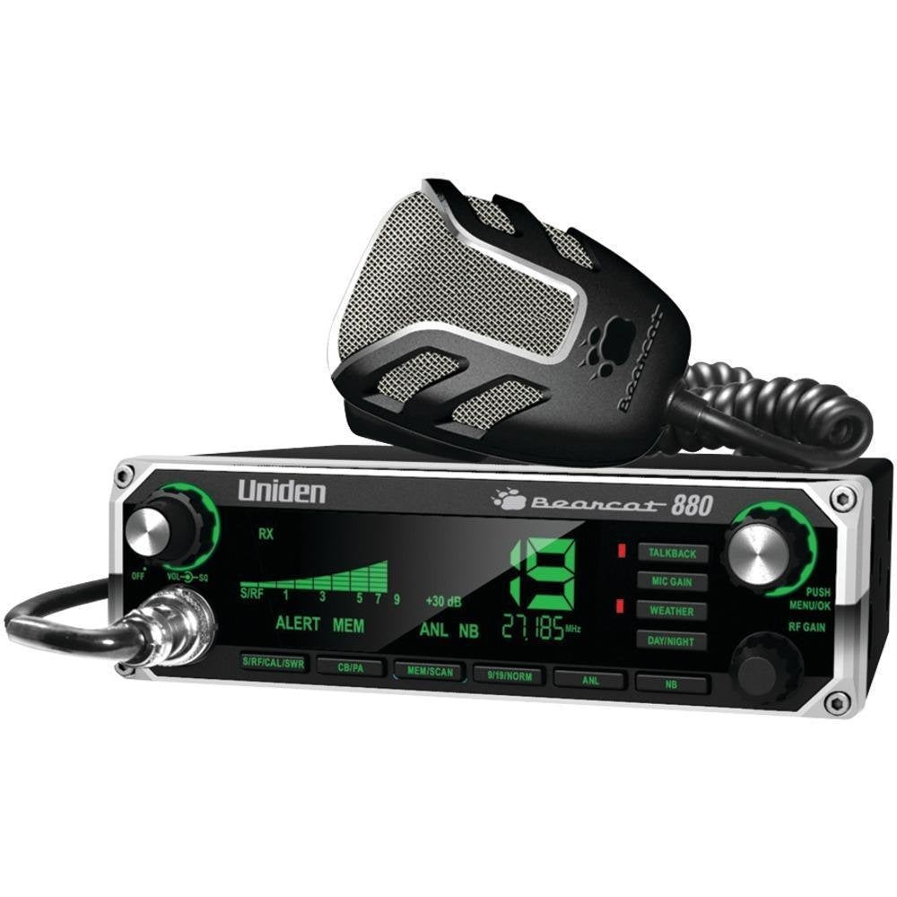 Uniden Bearcat 880 40 Channel Cb Radio With 7 Color Digital Display