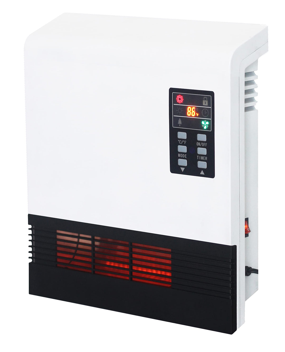 Cg 5200Btu Quartz Wall Htr Wht