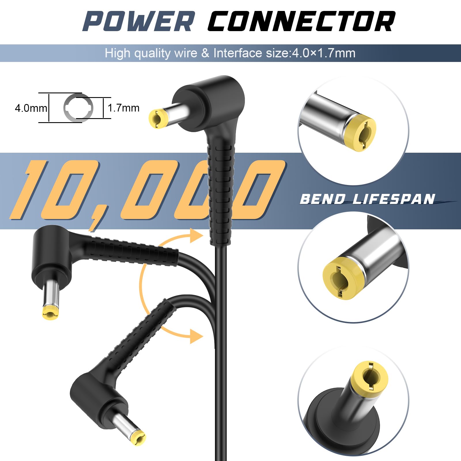 30W Ac Adapter Power Charger For Hp Mini 700 110 1000 1010 1100 Cq10, 496813 001 Na374Aa#Aba Ppp018H   19V 1.58A   12 Months Warranty