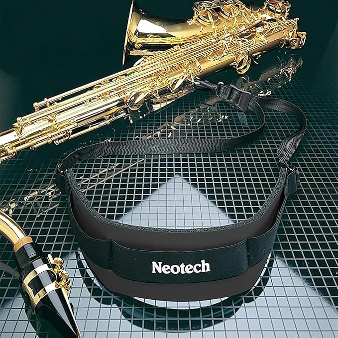 Neotech Saxophone Strap   Regular   Made In Usa  Swivel Hook Neck Strap For Saxophone, Clarinets, English Horns & More   Comfort