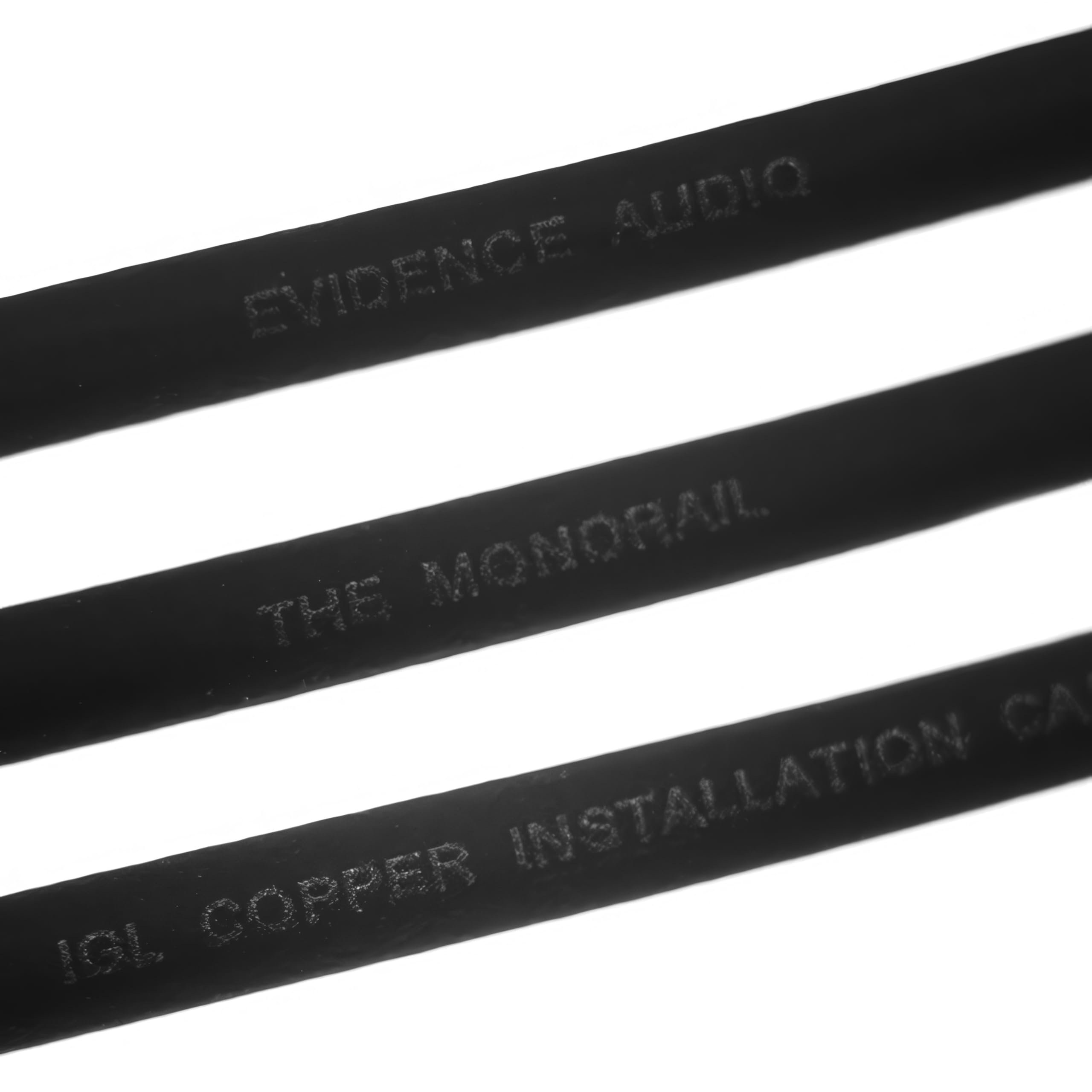 Evidence Audio Monorail 20 Feet Bulk Cable For Guitar Patch Cables - Graphite Black