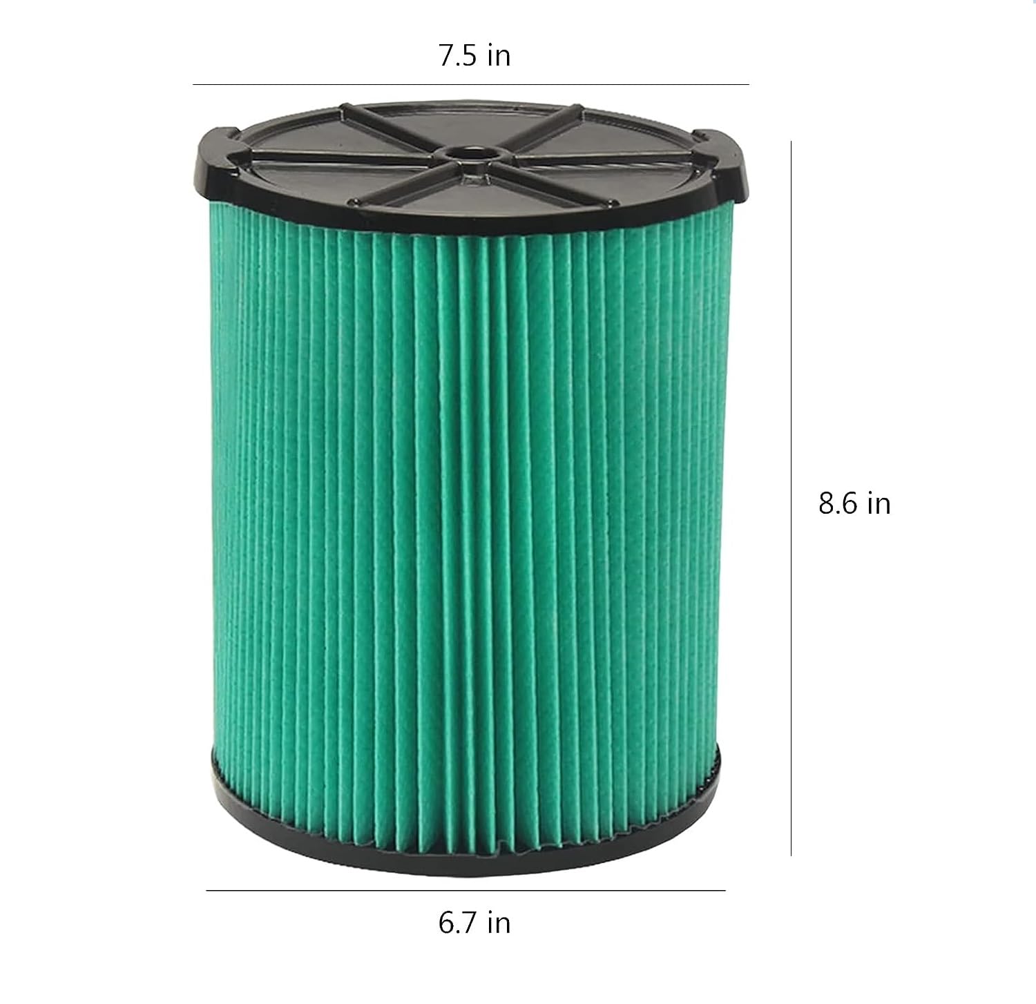 Vf6000 Wet/Dry Replacement Filter For Ridgid 5 20 Gallon Wet Dry Vacuums Wd5500 Wd0671 Wd6425 Wd7000 Wd1280 Wd1851 Wd1680 Wd1956