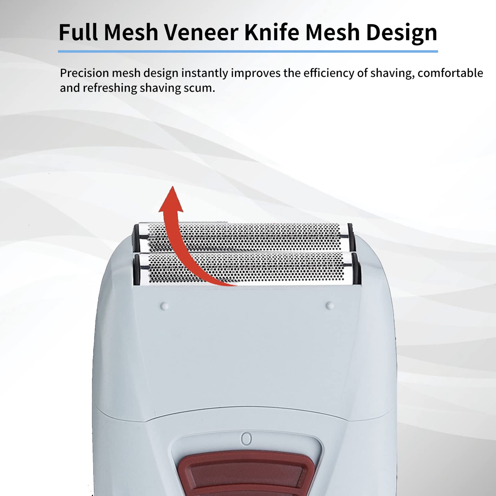 Electric Foil Shavers, Cordless Metal Double Foil Shaver Multifunctional 2 In 1 Foil Trimmer Shaving Machine Clippers For Hair C