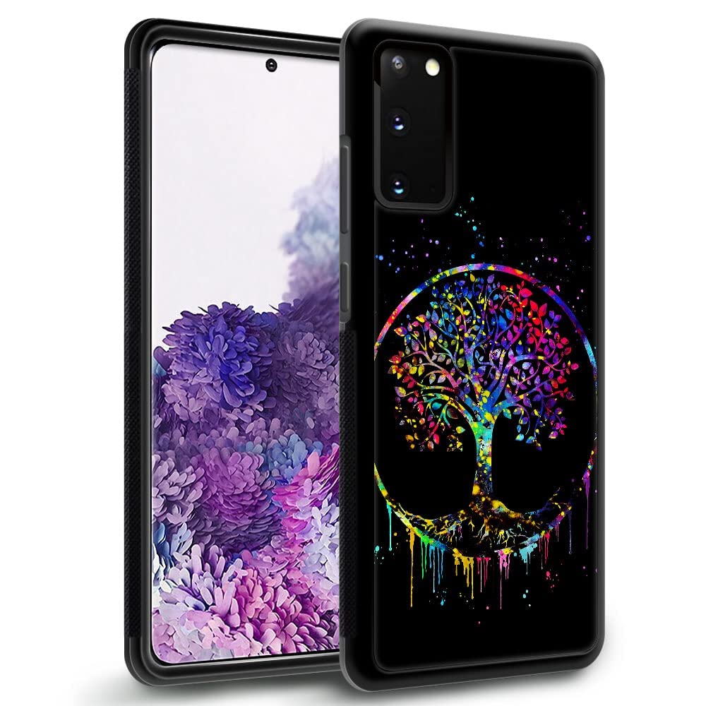 Daizag Compatible With Samsung Galaxy S20 Plus Case,Starry Night Life Tree For Man Woman, All Round Protection Shockproof Anti S