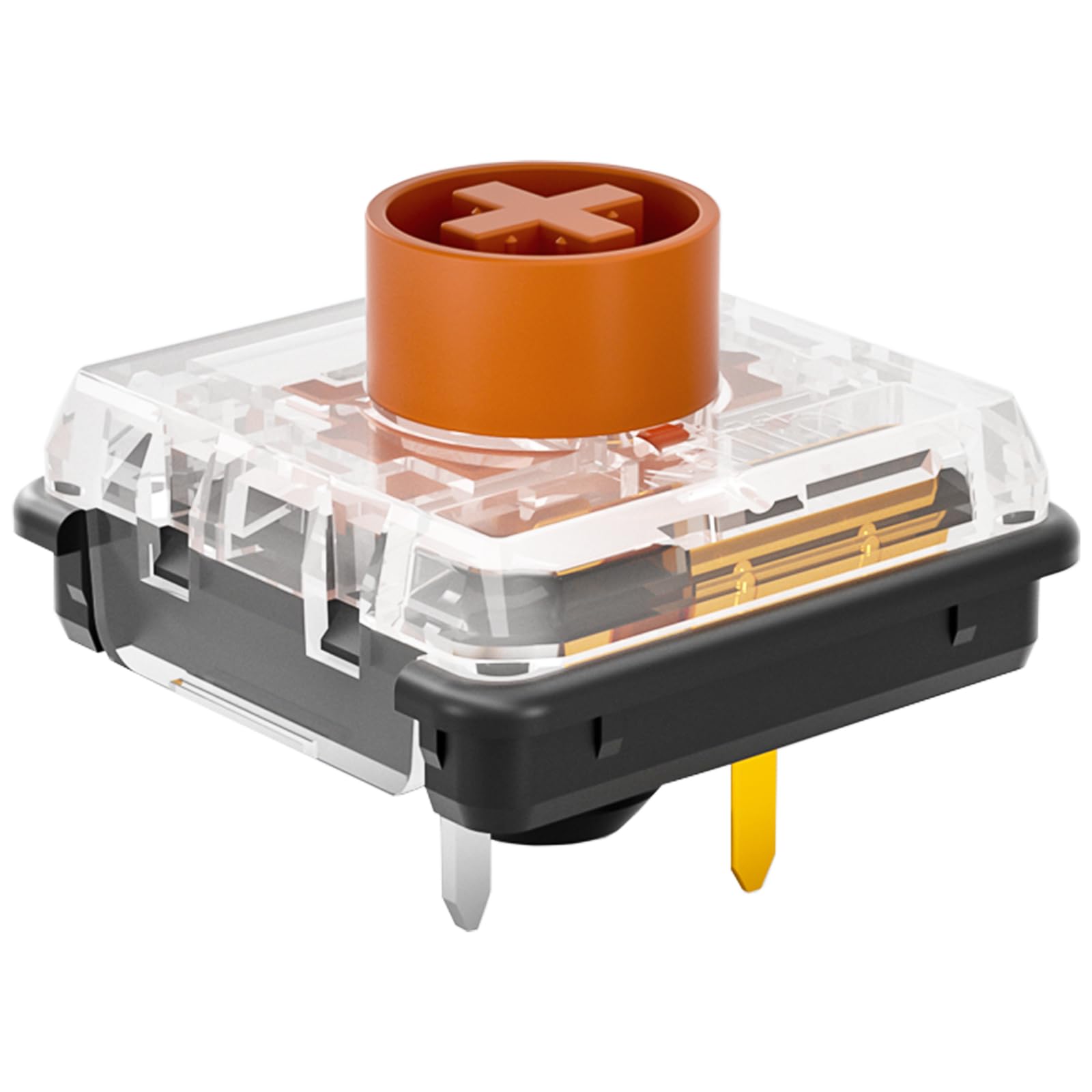 Kailh Choc Low Profile V2 Switch For Mechanical Gaming Keyboard Switch,5 Pin Switch, Tactile Switch(Brown,20Pcs)