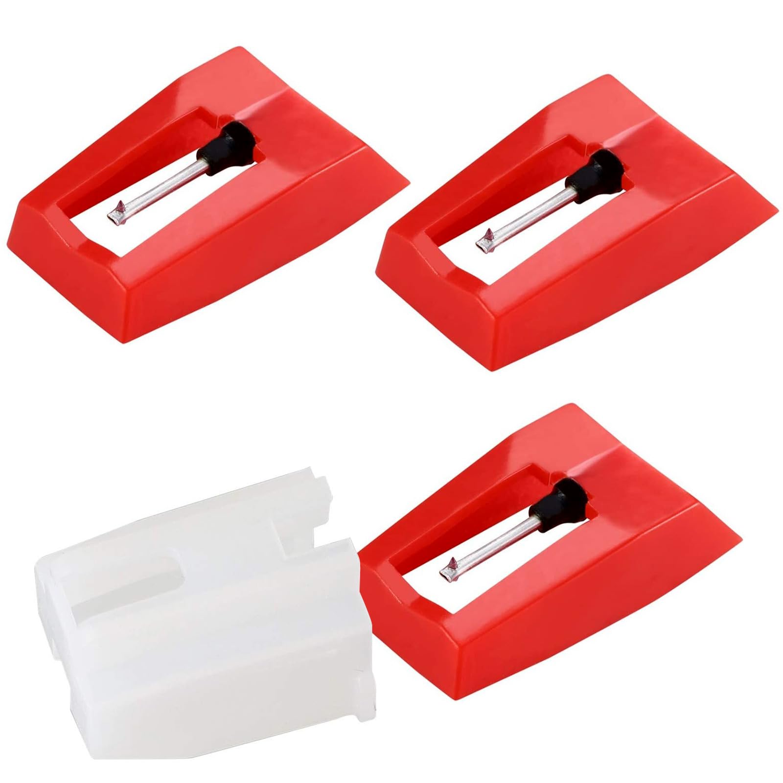 Record Player Needle, 3Pcs Turntable Replacement Needles Record Player Needle Replacement For Vinyl Record Player, Diamond Stylu