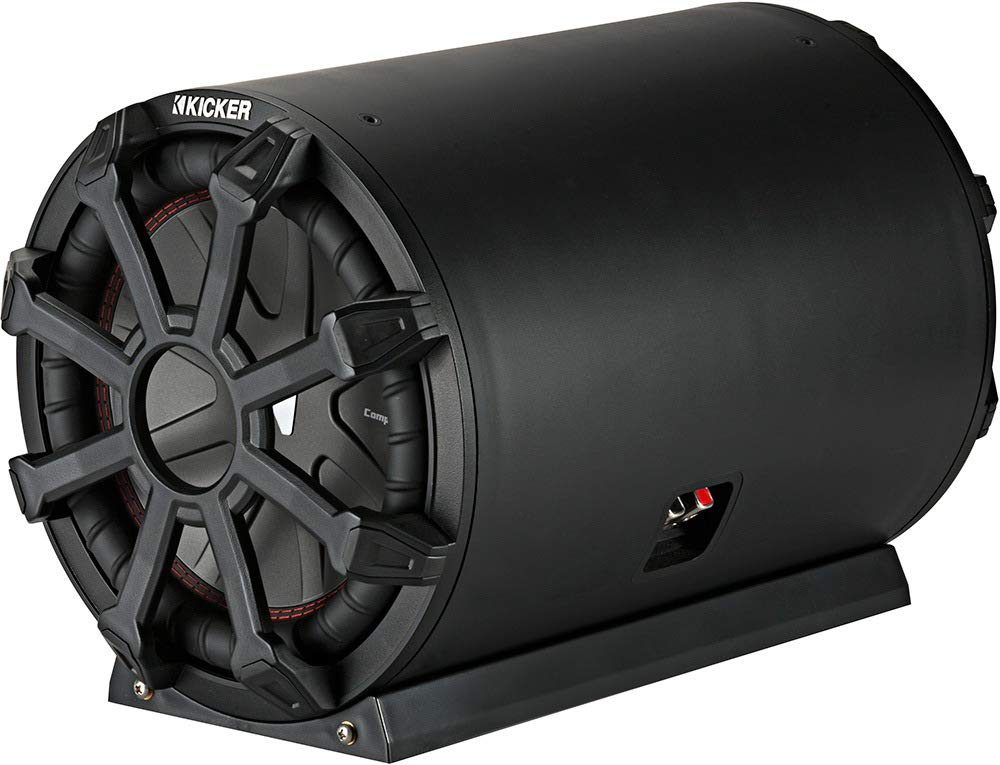 Kicker 46Cwtb104 Tb10 10 Inch Loaded Weather Proof Subwoofer Enclosure W/Passive Radiator   4 Ohm, 400 Watt