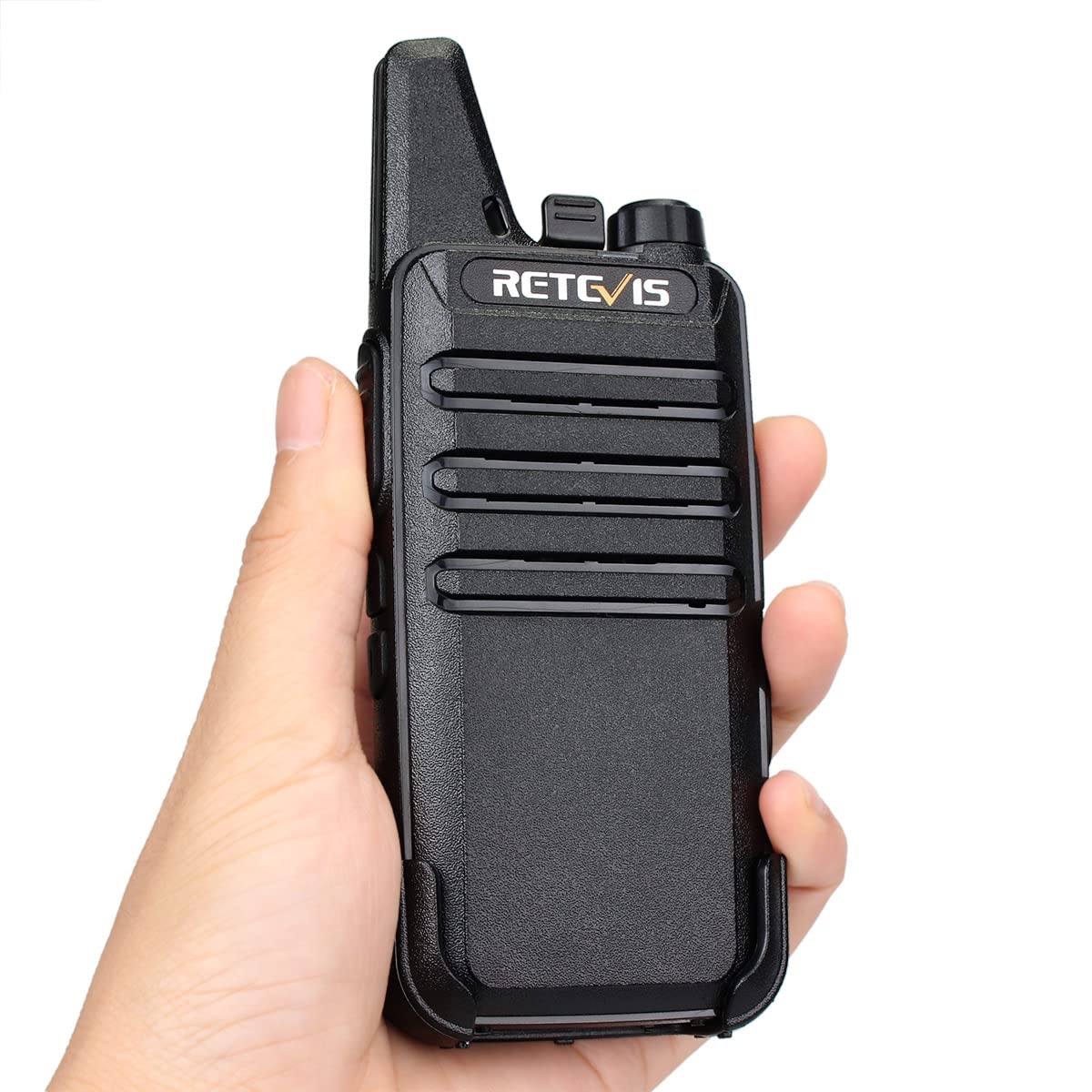 Retevis Rt22 2 Way Radios Walkie Talkies,Rechargeable Long Range Two Way Radio,16 Ch Vox Small Emergency 2 Pin Earpiece Headset,