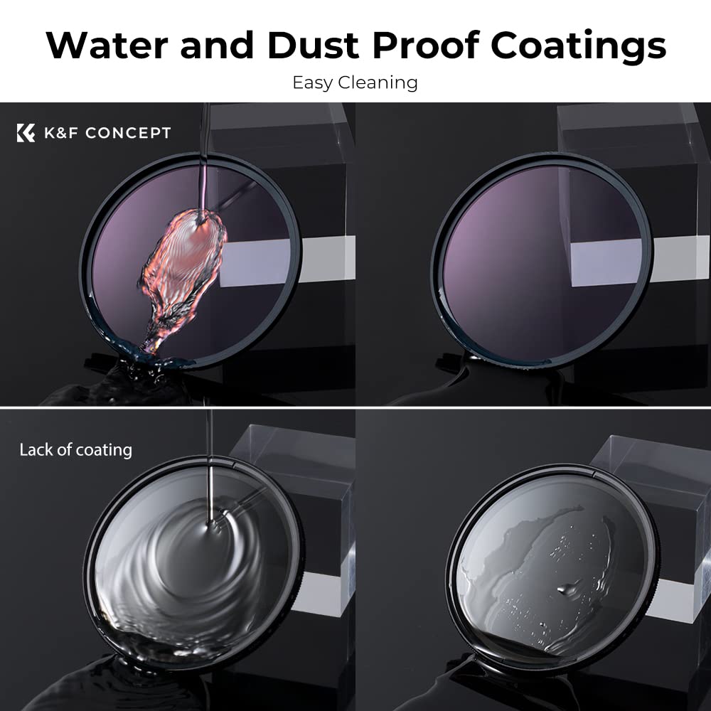 K&F Concept 67mm Clear Natural Night Filter Light Pollution Reduction Nano-X Series Optical Glass