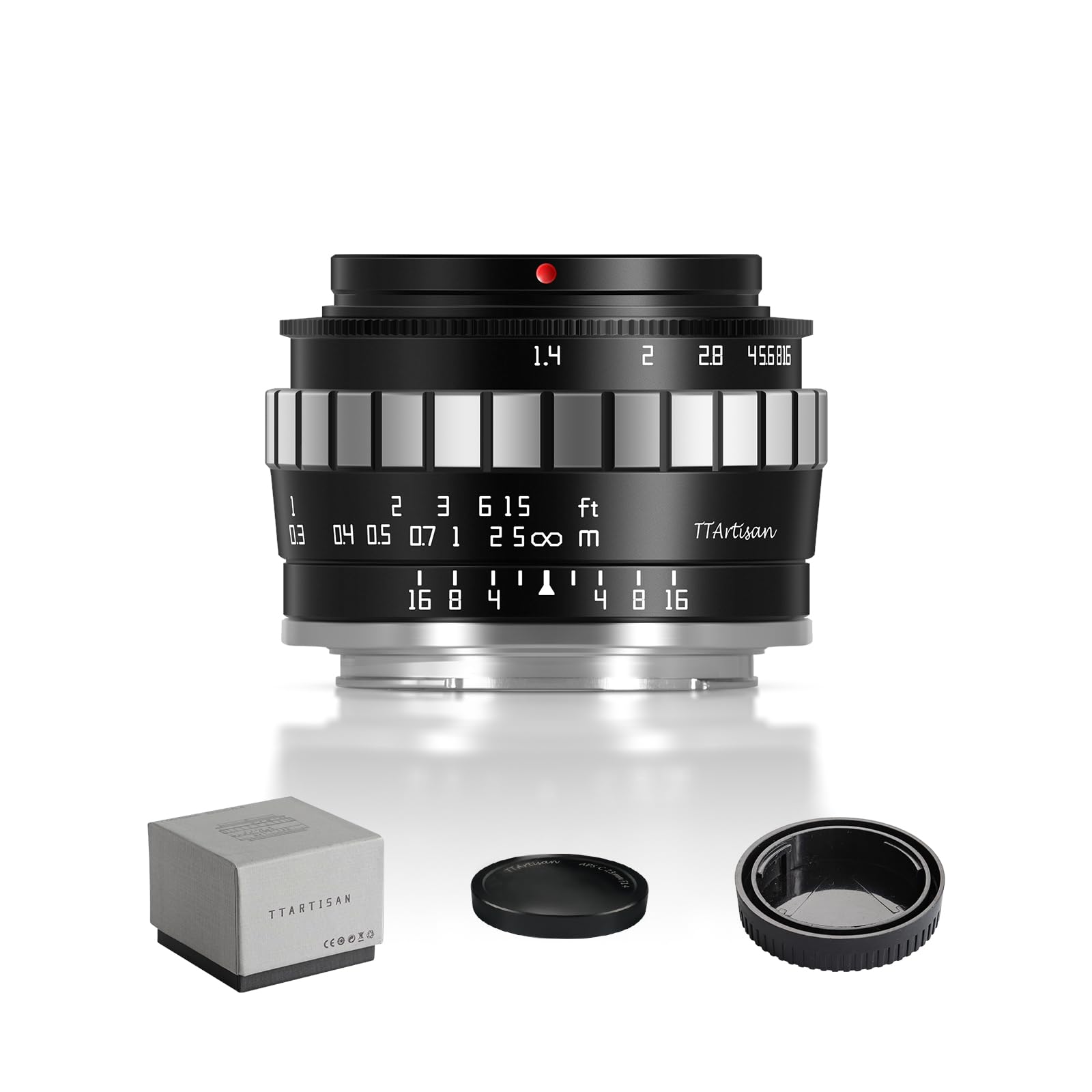 Ttartisan 23Mm F1.4 Aps C Lenses For Fuji X Mount X A1 X A10 X A3 X A7 X M1 X M5 X H1 X H2S X T1 X T10 X T2 X T3 X T4 X T100 X T30 Ii X T50 X Pr01 X Pr03 X E4 X S20
