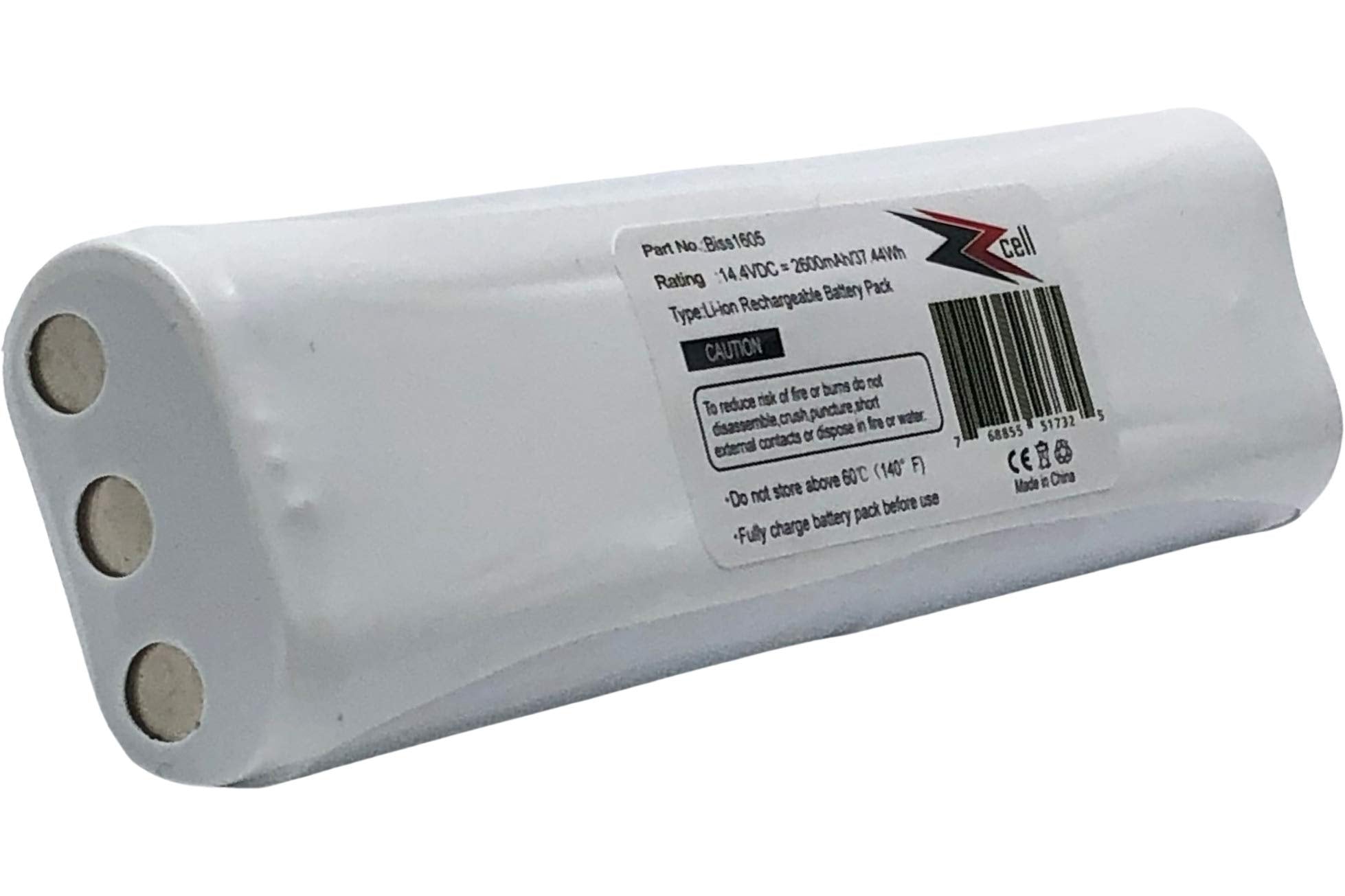 Zzcell� Battery Replacement For Bissell Smartclean 1607381 Digipro Robotic Vacuum 1605, 16052, 16058, 16059, 1605A, 1605C, 1605R, 1605W, 19745, 2142, 4Icr19/65