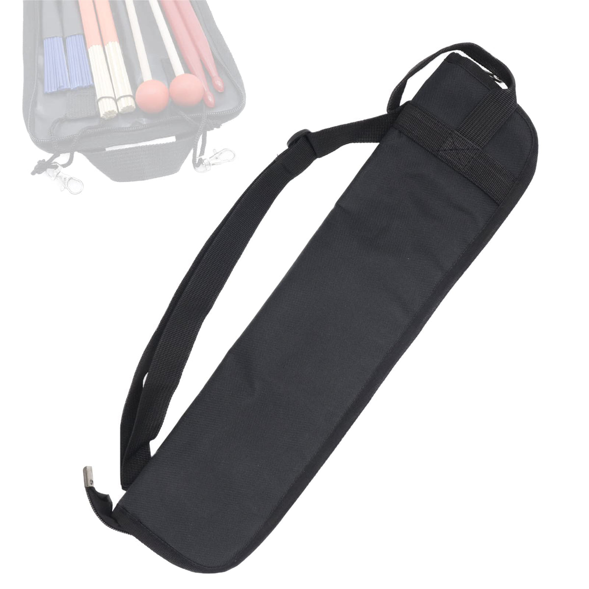 Cheerock Portable Drum Stick Bag, Small Drumstick Storage Case Bag, Hanging Drumstick Holder Bag, Lasting Drum Sticks Bag with H