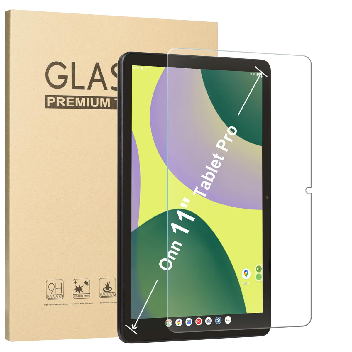 Dmluna [1 Pack] Screen Protector For Onn 11'' Tablet Pro 2023 (Model: 100110027) Only   (Not Fit Onn 10.1/10.4 Inch Tablet Pro),