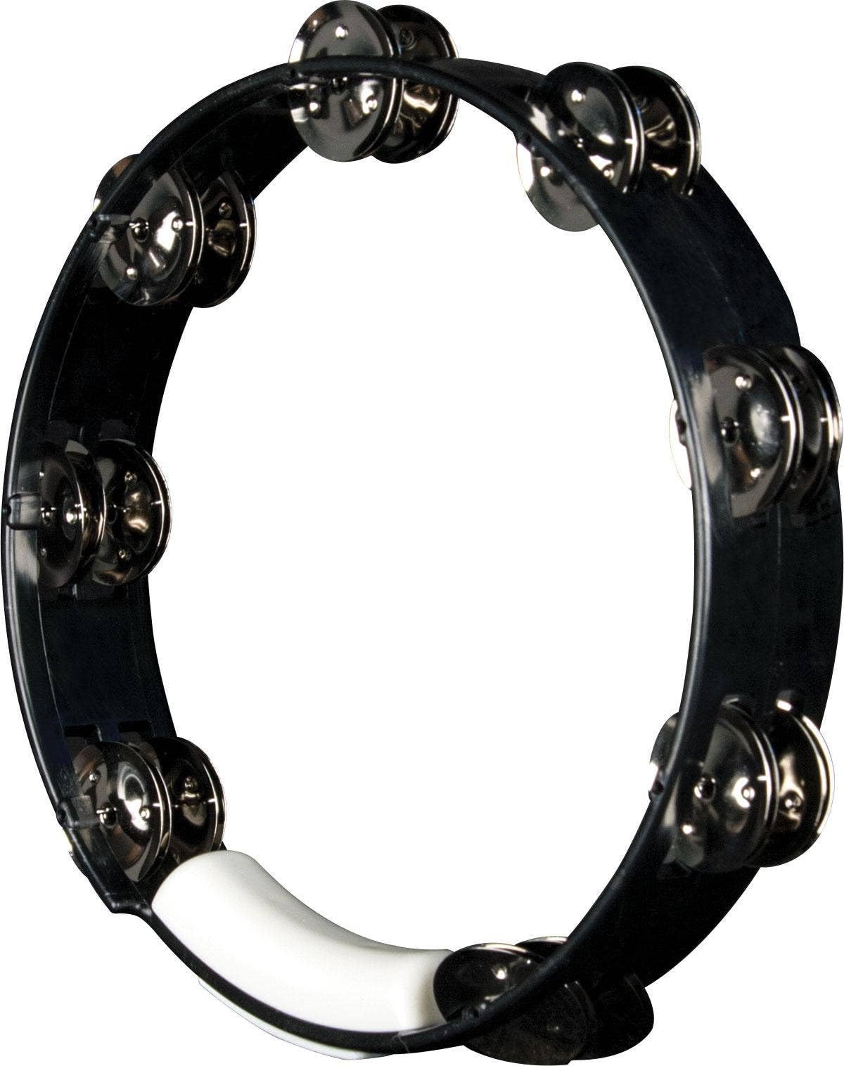 Rhythmtech Tc4010 10 Inch True Colors Tambourine, Black