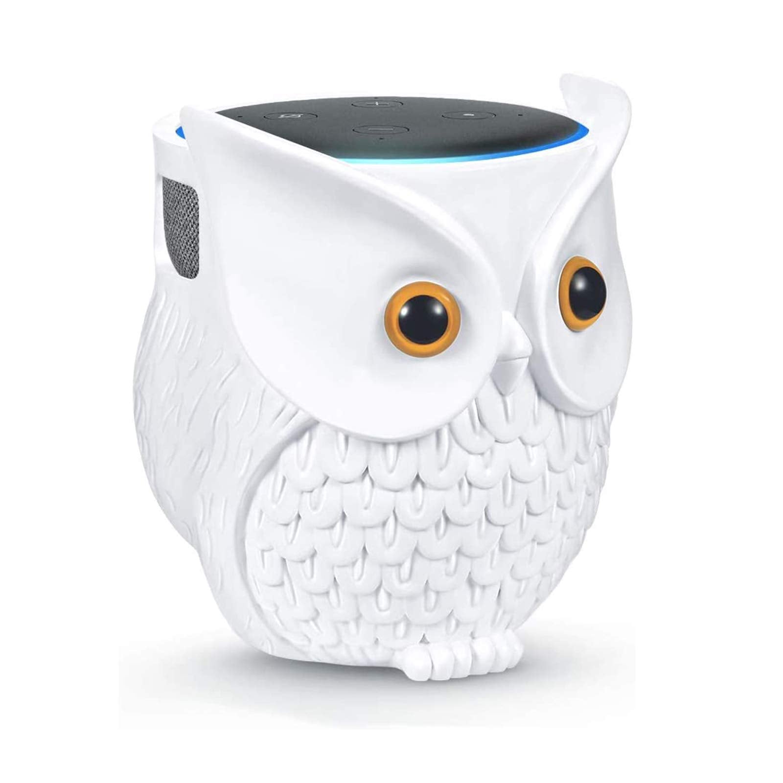 Ldyan Echo Dot Owl Holder Stand, Owl Statue Smart Speaker Holder Stand For Echo Dot 4Th, 3Rd, 2Nd And 1St Generation, Google Hom