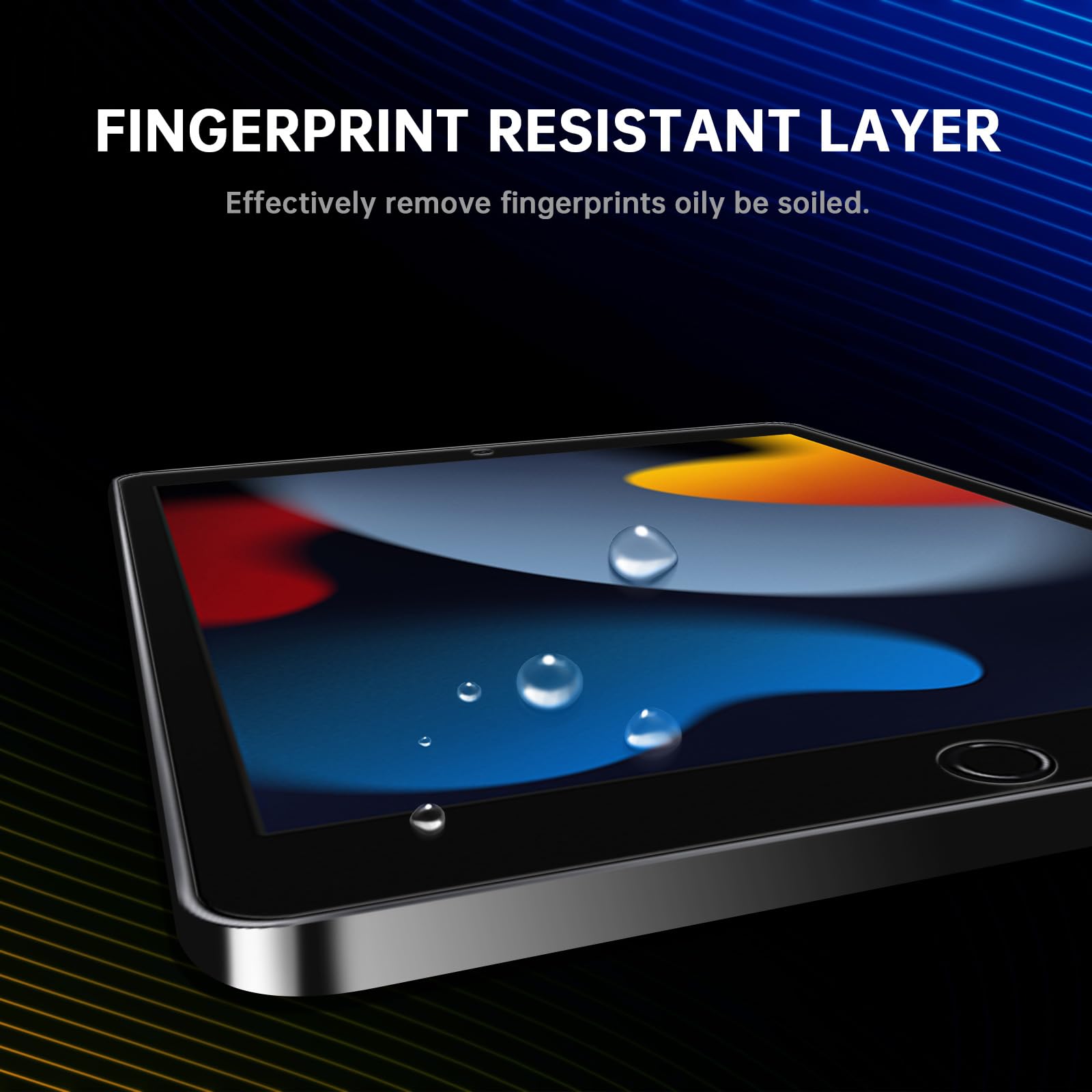 Avakot 3 Pack Screen Protector For Ipad 9Th Generation 10.2 Inch 2021, Ipad 10.2 Screen Protector Touch Sensitive Anti Fingerpri