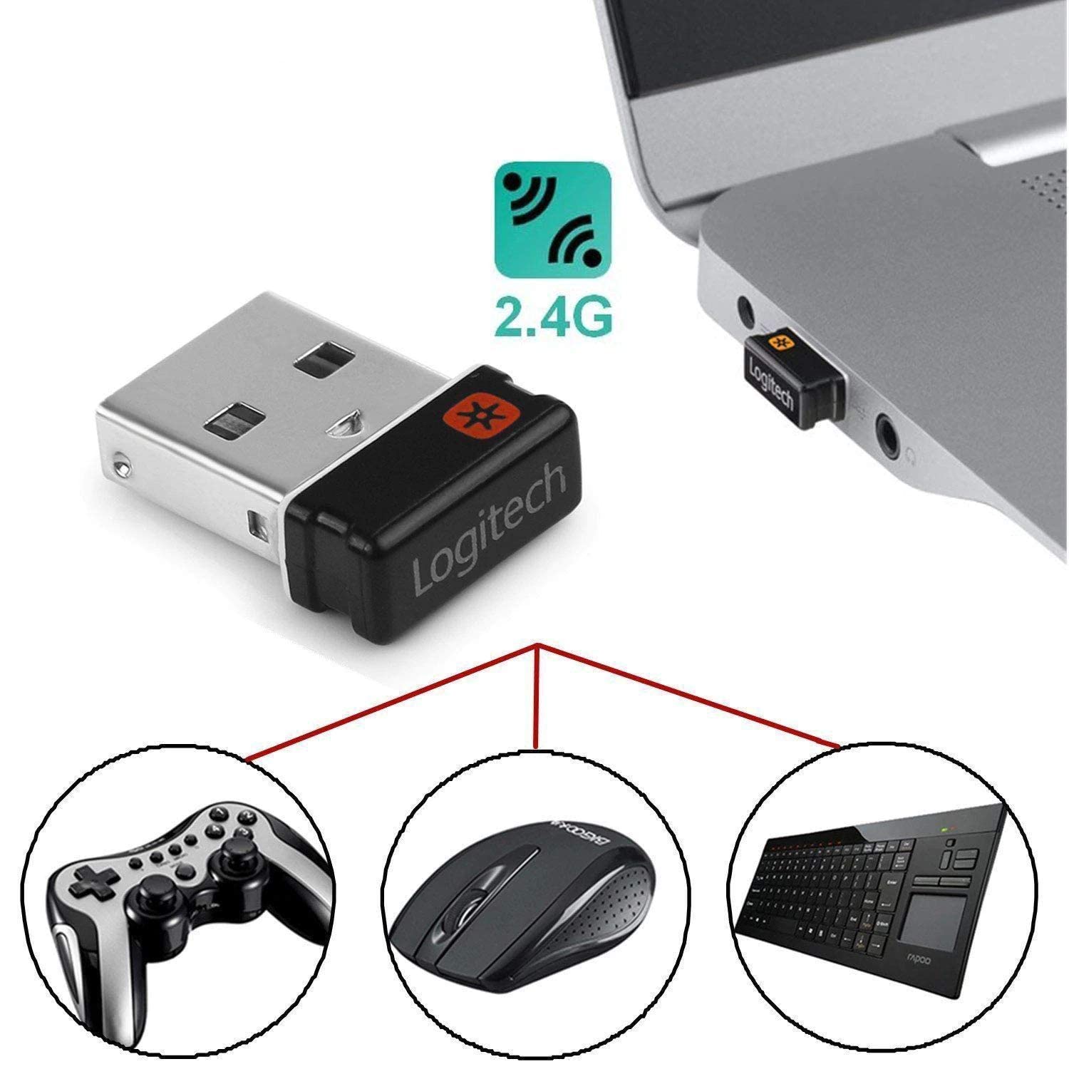New Logitech Unifying Usb Receiver For Mouse Mx M905 M950 M505 M510 M525 M305 M310 M315 M325 M345 M705 M215