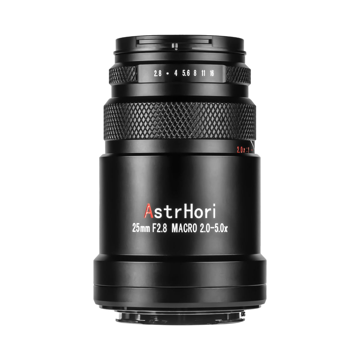 Astrhori 25Mm F2.8 2X 5X Ultra Macro Lens Full Frame Manual Focus Compatible With Fuji X Mirrorless Cameras,X A1,X A10,X E2,X A2