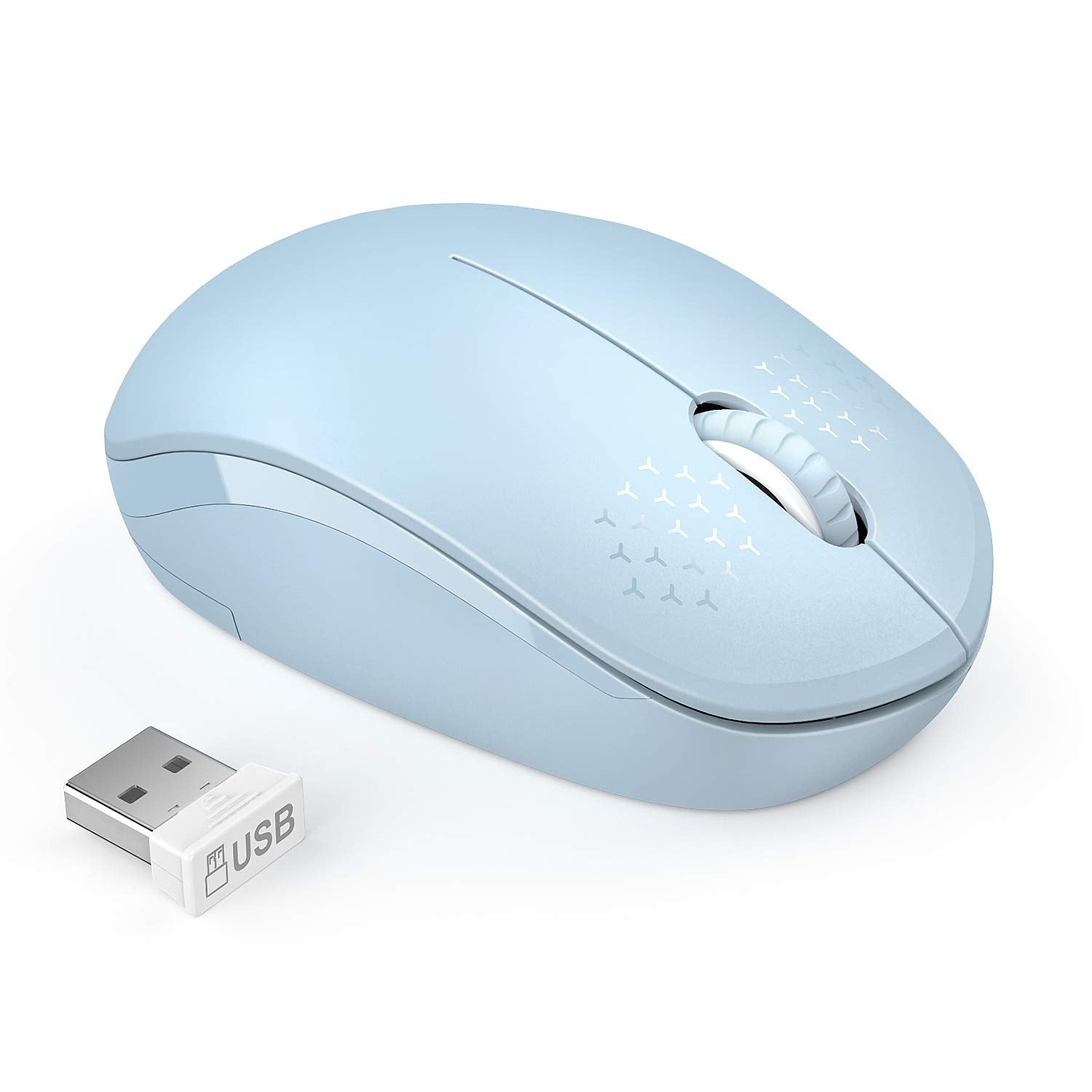 Wireless Mouse, 2.4G Noiseless Mouse With Usb Receiver   Seenda Portable Computer Mice For Pc, Tablet, Laptop With Windows Syste