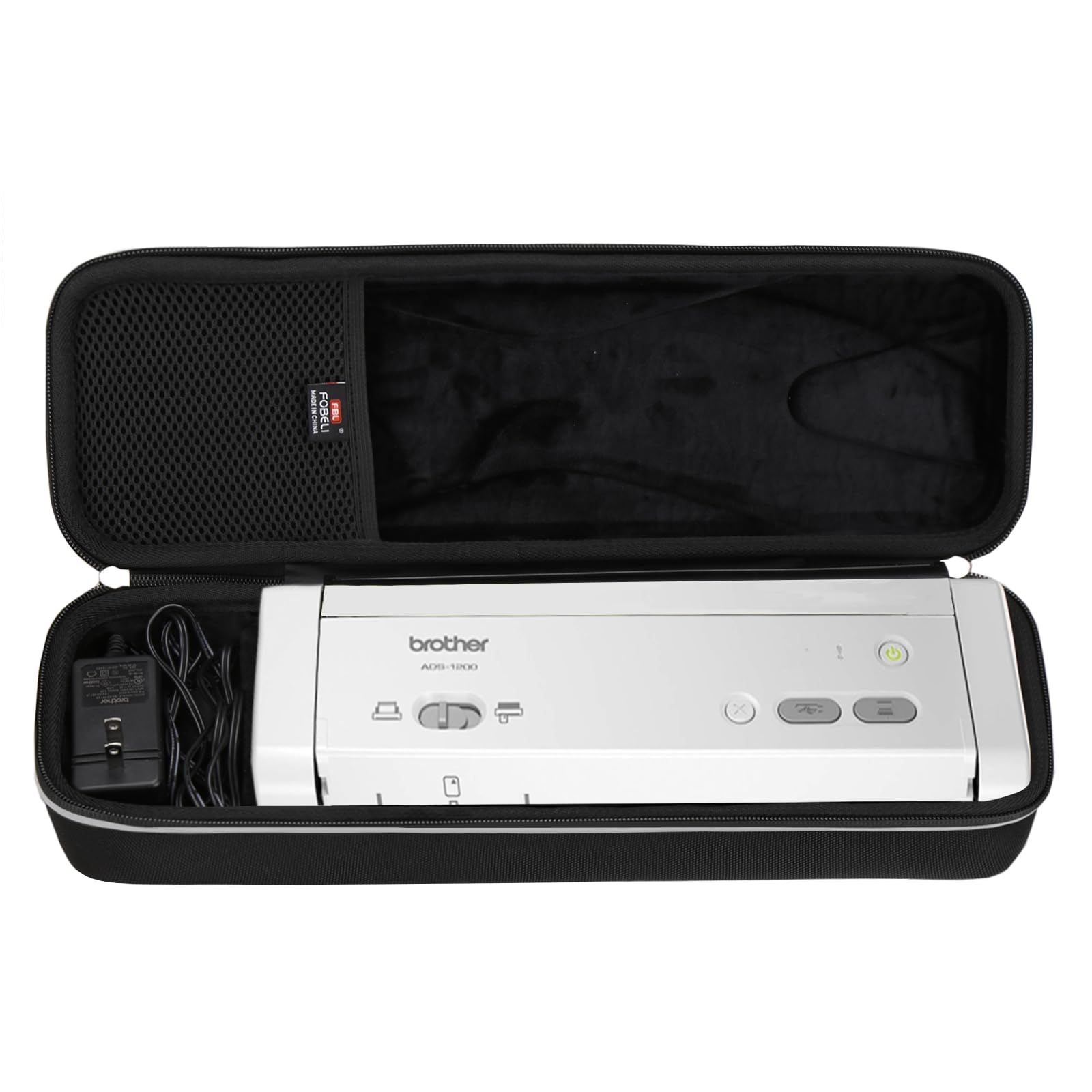Fblfobeli Hard Travel Carrying Case For Brother Ads 1250W / Ads 1700W / Ads 1200 Wireless Compact Desktop Scanner, Protective St