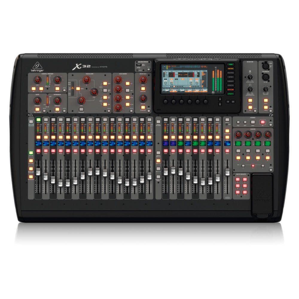Behringer 32 40-Input 25-Bus Digital Mixing Console, Black (X32)