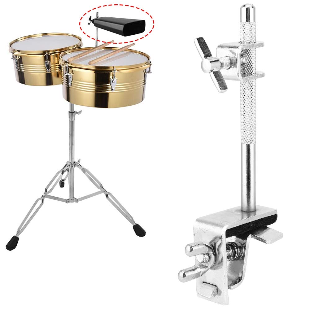 Ubersweet Tambourine Mount Multi Clamp, Hoop Mounted Cowbell Clamp for Drums ||