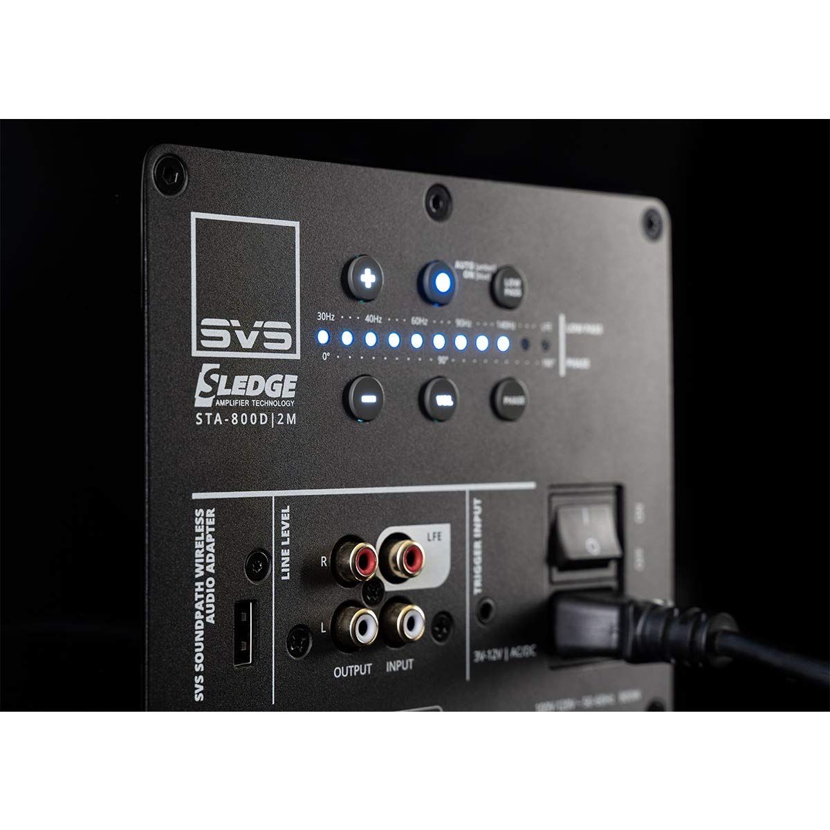 Svs 3000 Micro Sealed Subwoofer With Fully Active Dual 8-Inch Drivers (Piano Gloss Black)