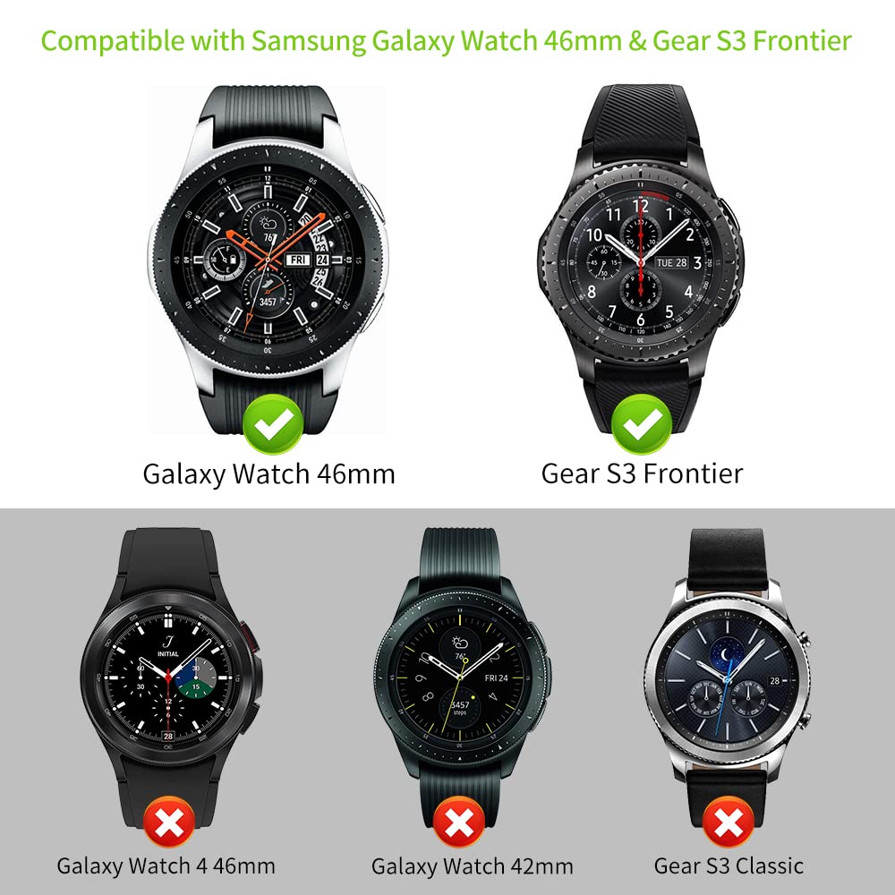 [6-Pack] Protector Case Compatible With Samsung Galaxy Watch 46Mm And Gear S3 Frontier (Not Fit For Galaxy Watch 4 Classic 46Mm)