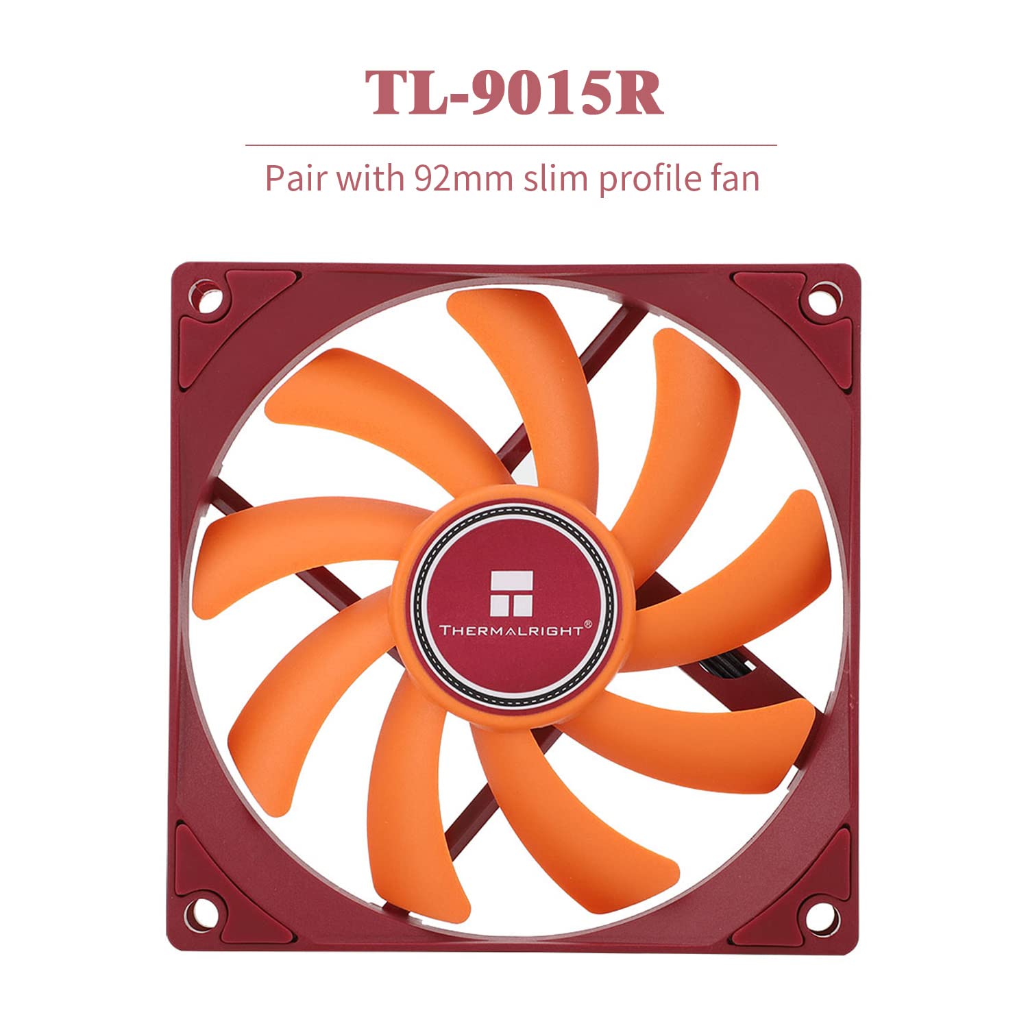 Thermalright Axp90-X47 Full Cooper Low Profile Cpu Cooler, With 92Mm Tl-9015R Slim Pwm Fan Itx Cpu Cooler, Aghp Technology, 47Mm
