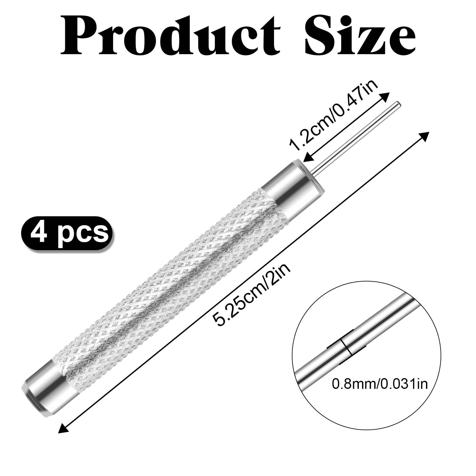 Abeillo 4 Pack Doorbell Camera Release Pin, Release Key Security Removal Tool Replacement Compatible With Nest And Eufy Video Go