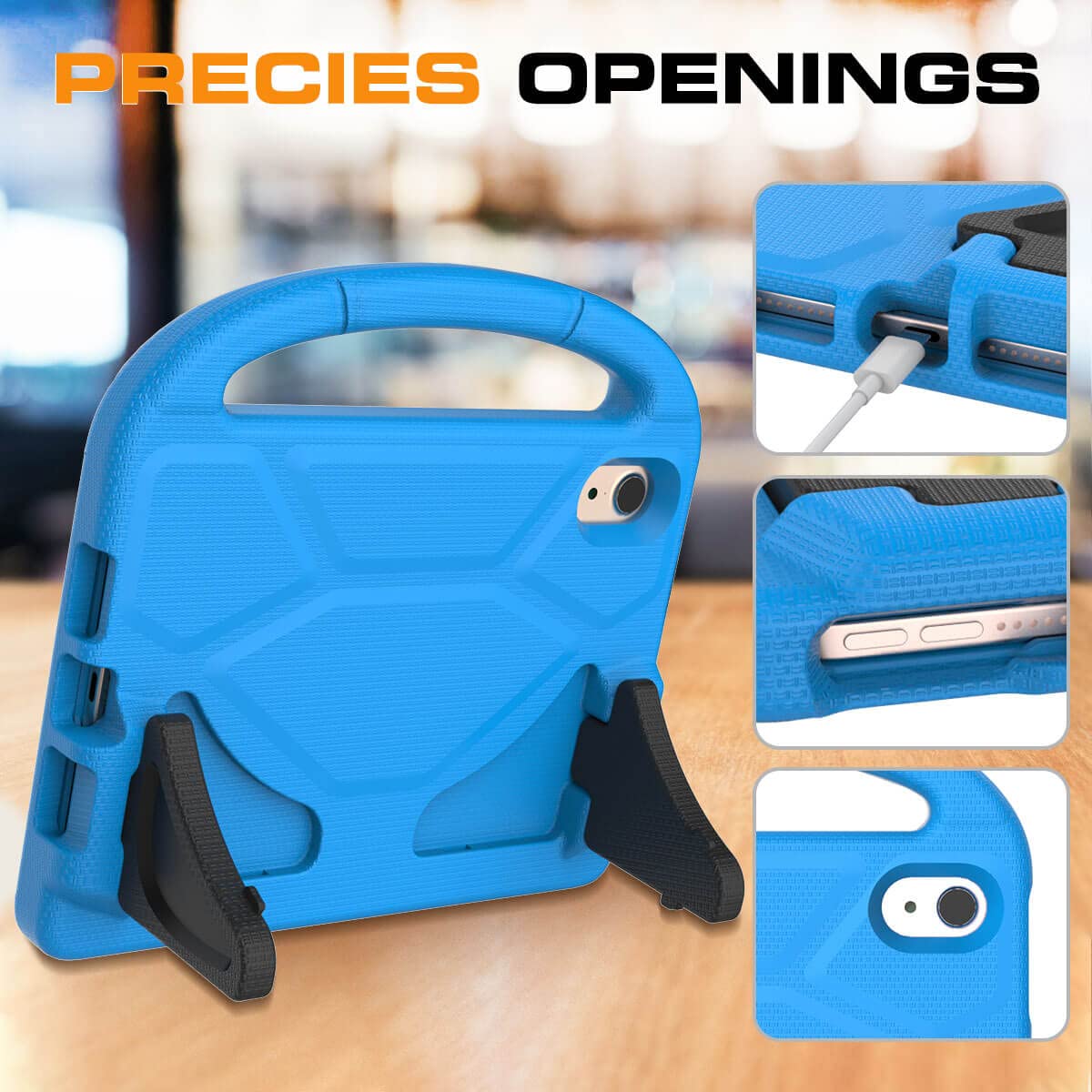 Moxotek Kids Case For Ipad Mini 7 2024 / Mini 6 2021, Ipad Mini 7Th/6Th Generation Case With Screen Protector, Durable Shockproo