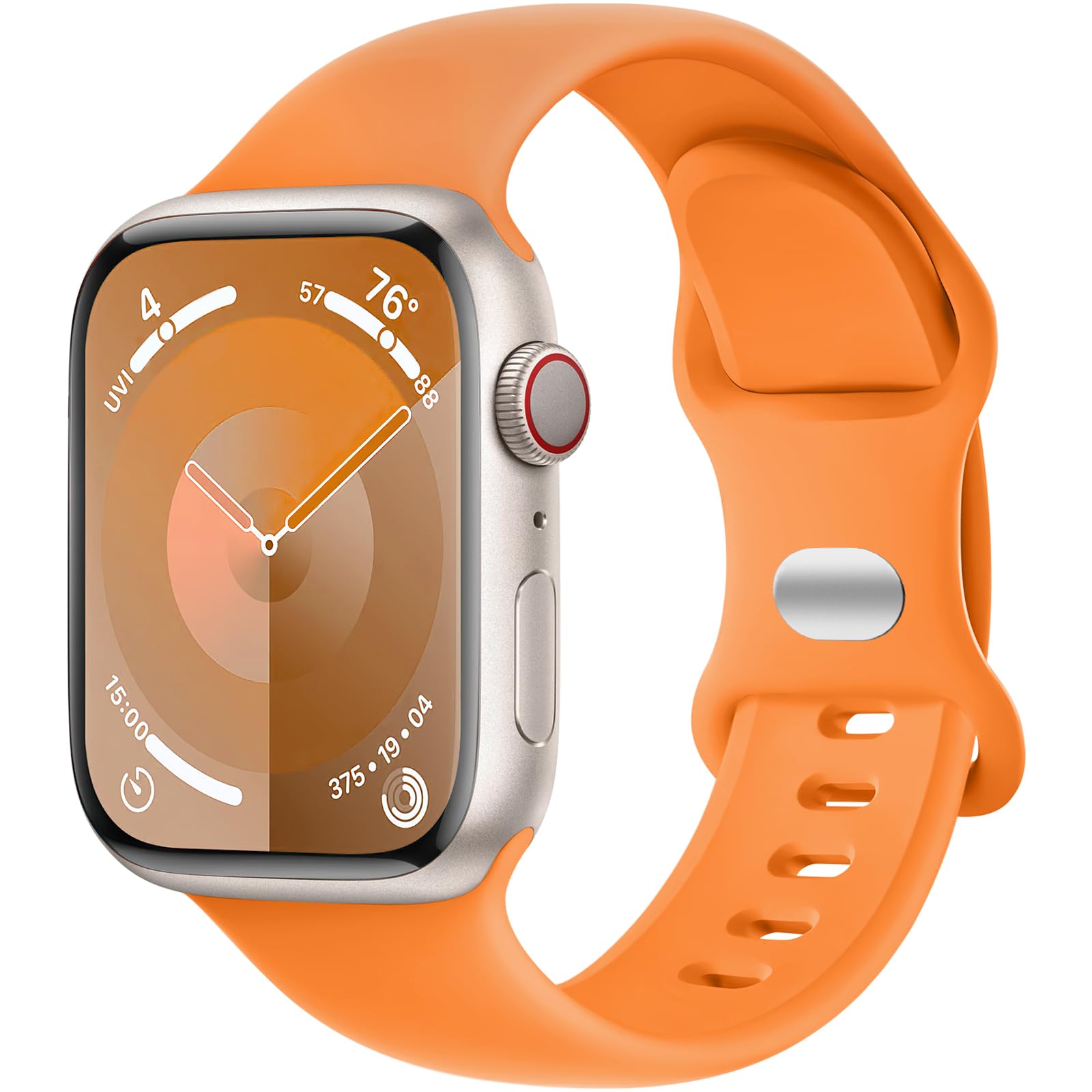 Daqin Sport Band Compatible With Apple Watch Band 38Mm 40Mm 41Mm 42Mm Women Men, Soft Silicone Waterproof Replacement Strap For