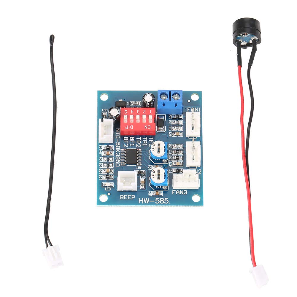 Dc 12V Four Wire Thermostat Pwm Cpu Fan Temperature Control Speed Controller Governor Module For Pc