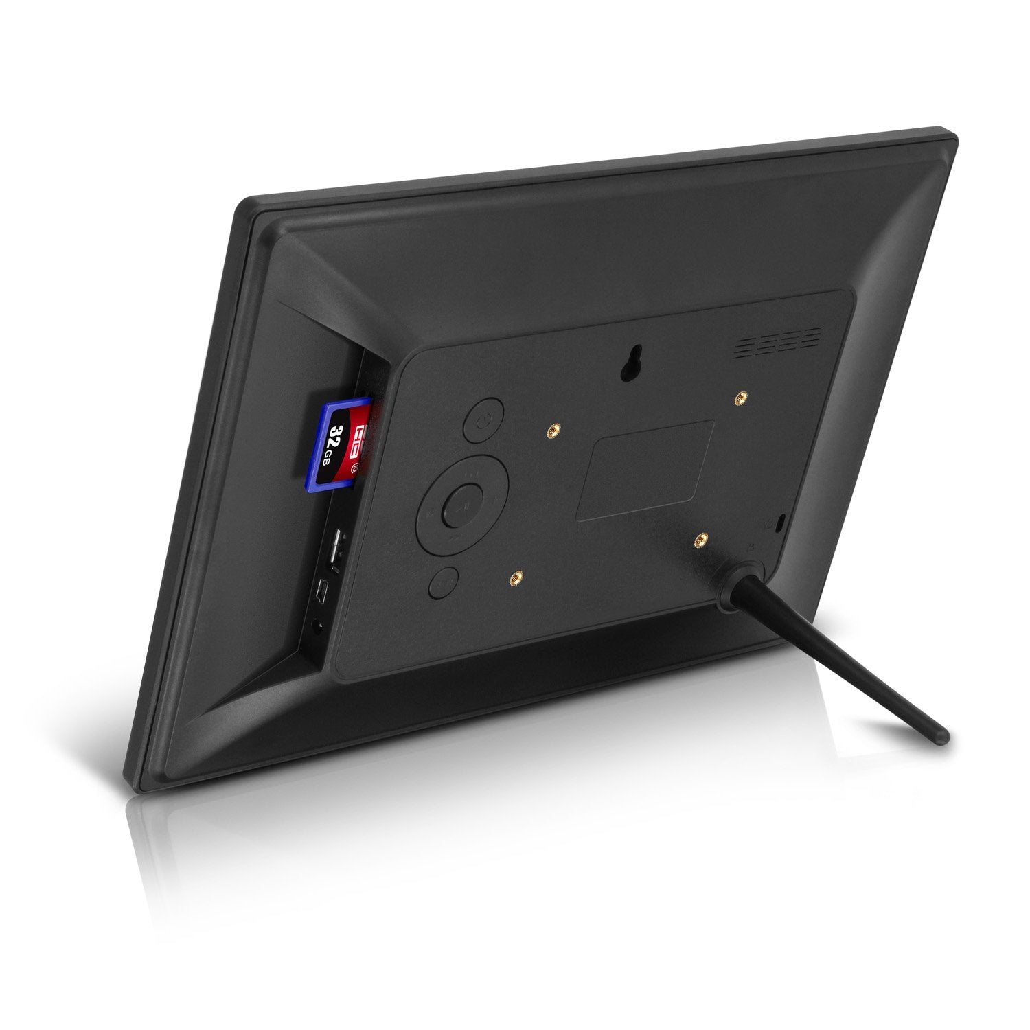 Aluratek 10'' Wifi Digital Photo Frame W/ Touchscreen Ips Display, 32Gb Mem, 1280 X 800 Res, Easy Setup To Share Photo/Video Wir