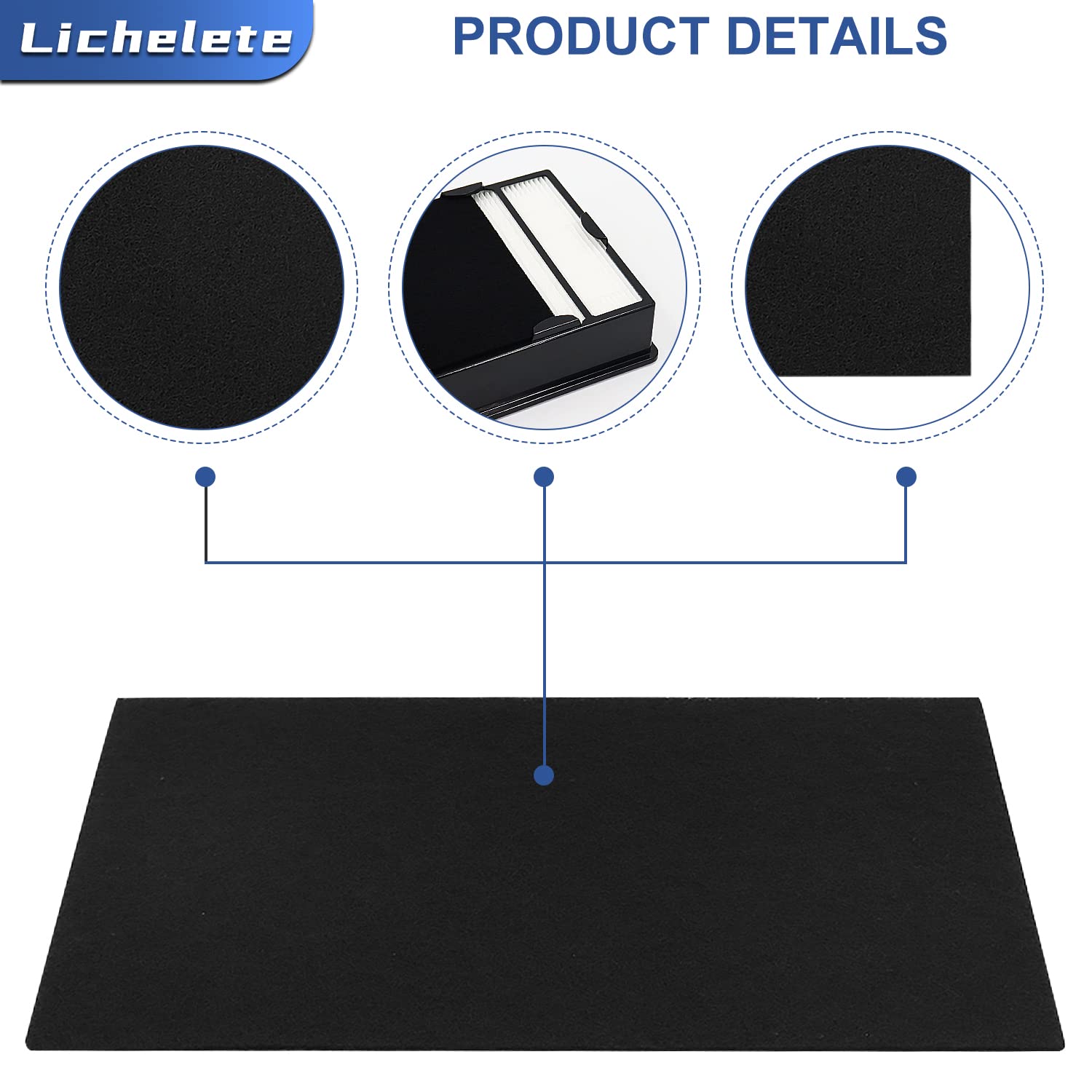 Hapf600 Filter Replacement For Holmes Hapf600 Air Puri Fier, 4 Filter + Carbon Pre Filters, Part#Hapf600 Hapf600D Hapf600D U2 Ha