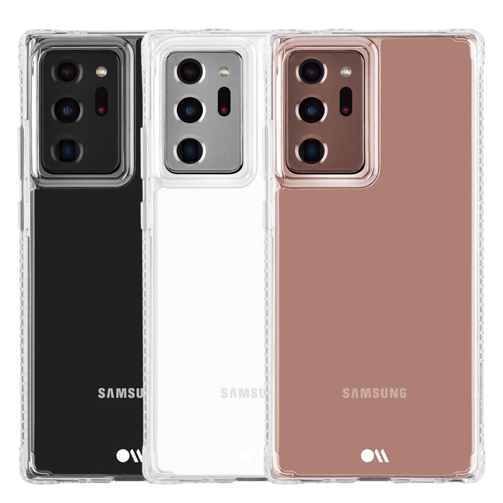 Case Mate   Case For Samsung Galaxy Note 20 Ultra 5G   Tough Clear Plus W/Micropel   15 Ft Drop Protection   6.9   Clear