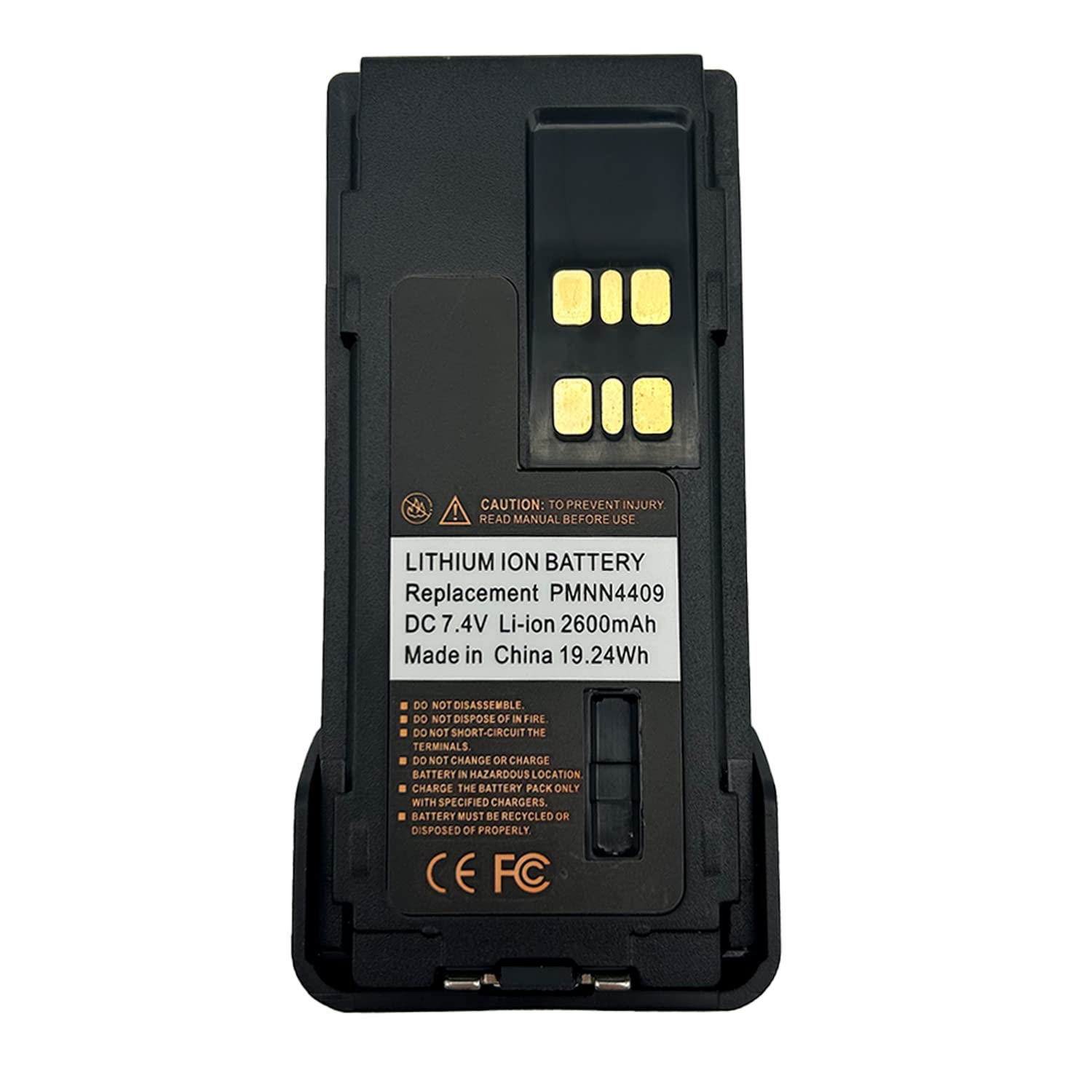 Pmnn4409 Pmnn4409Ar Pmnn4448 Walkie Talkie Battery Replacement 2600Mah For Apx1000 Apx3000 Apx4000 Xpr3300 Xpr3300E Xpr3500 Xpr3