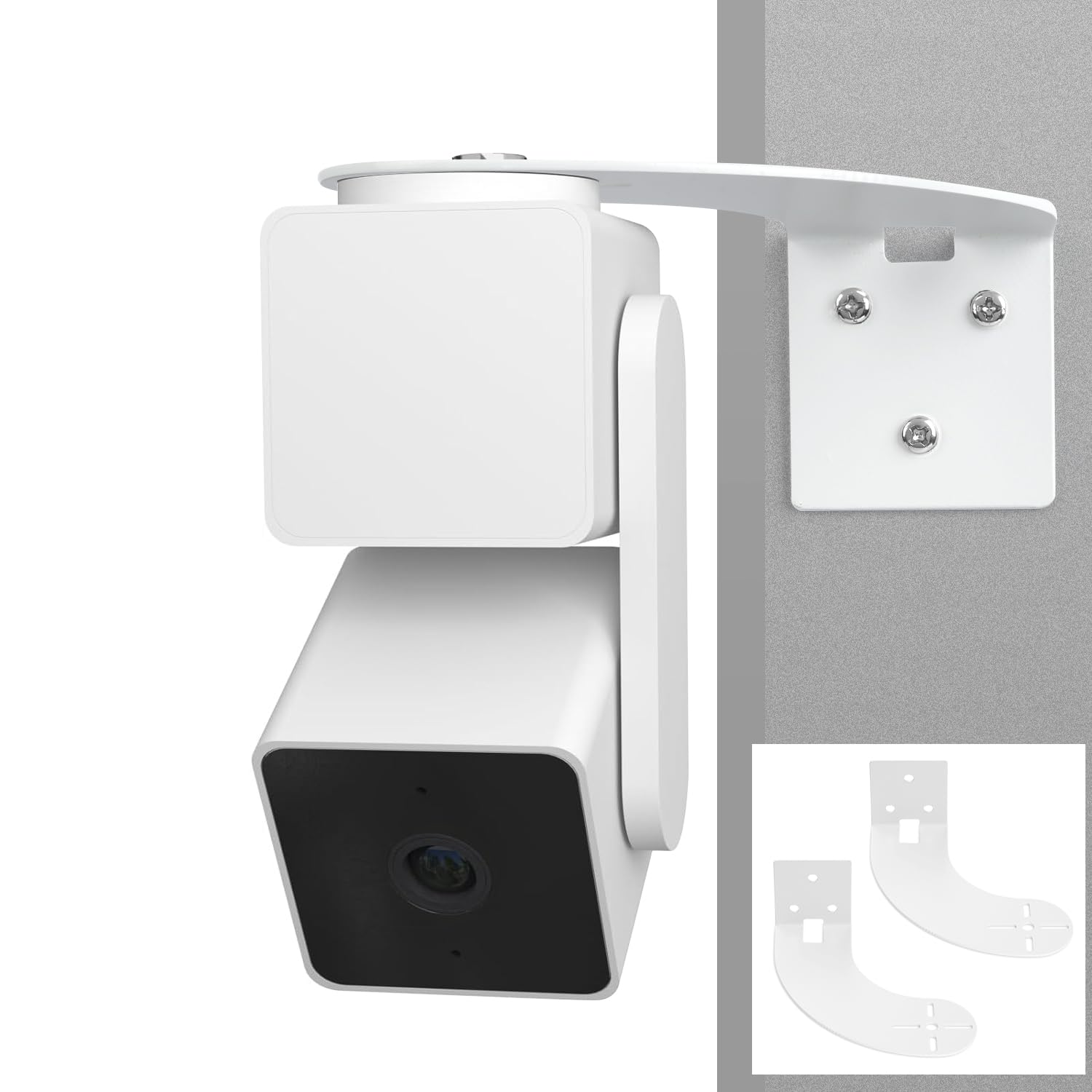 2Pack Corner Camera Wall Mount For Wyze Cam Pan V3/Wyze Cam V4,Maximum Coverage Of 270� On Both Sides Of The House,Reducing Blind Spots,Extended Corner Wall Mount Bracket For Wyze Cam