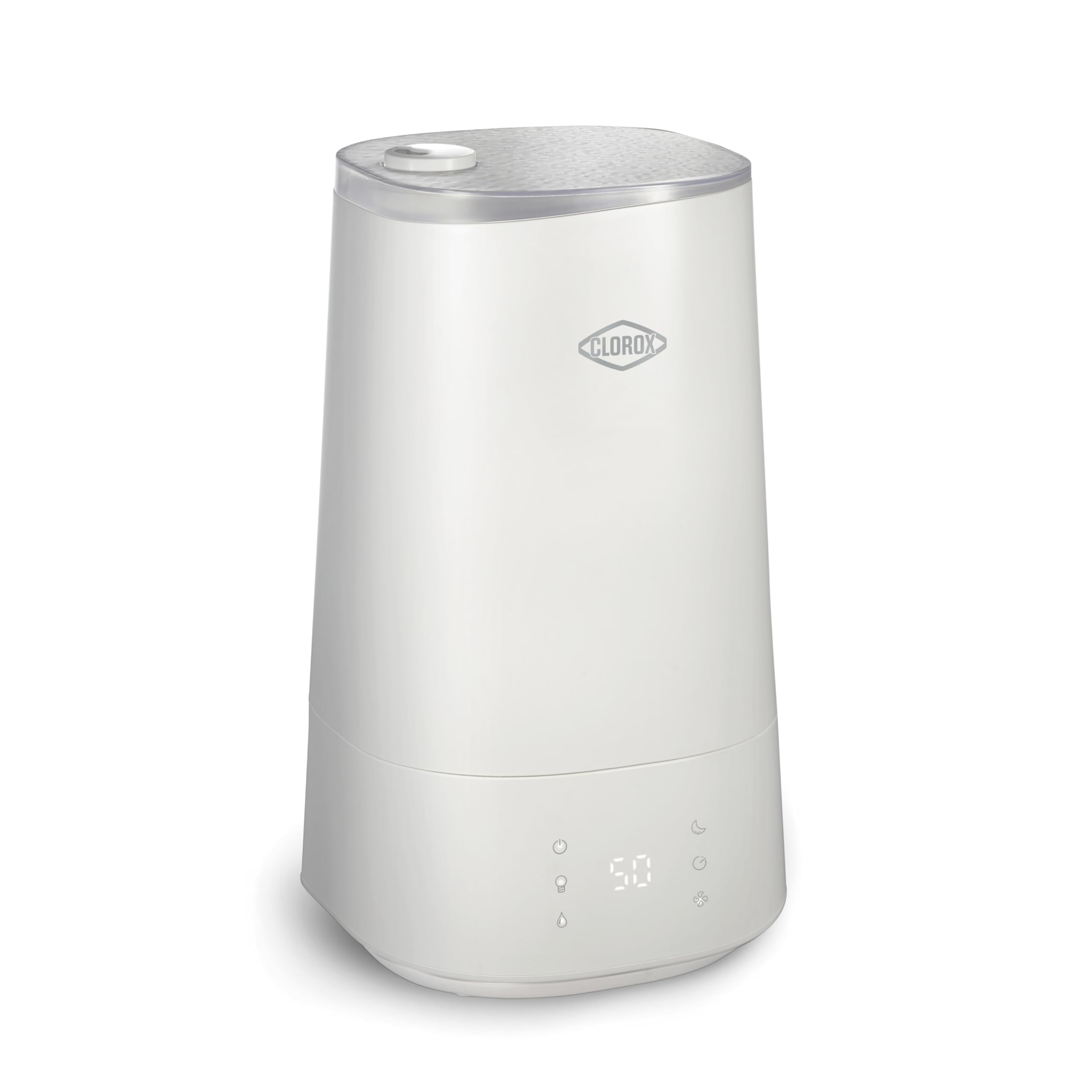 Clorox Air Humidifier for BedRoom with UV LED Light to Reduce Germs and Bacteria, Whisper Quiet, 4L Water Tank for up to 40 Hour