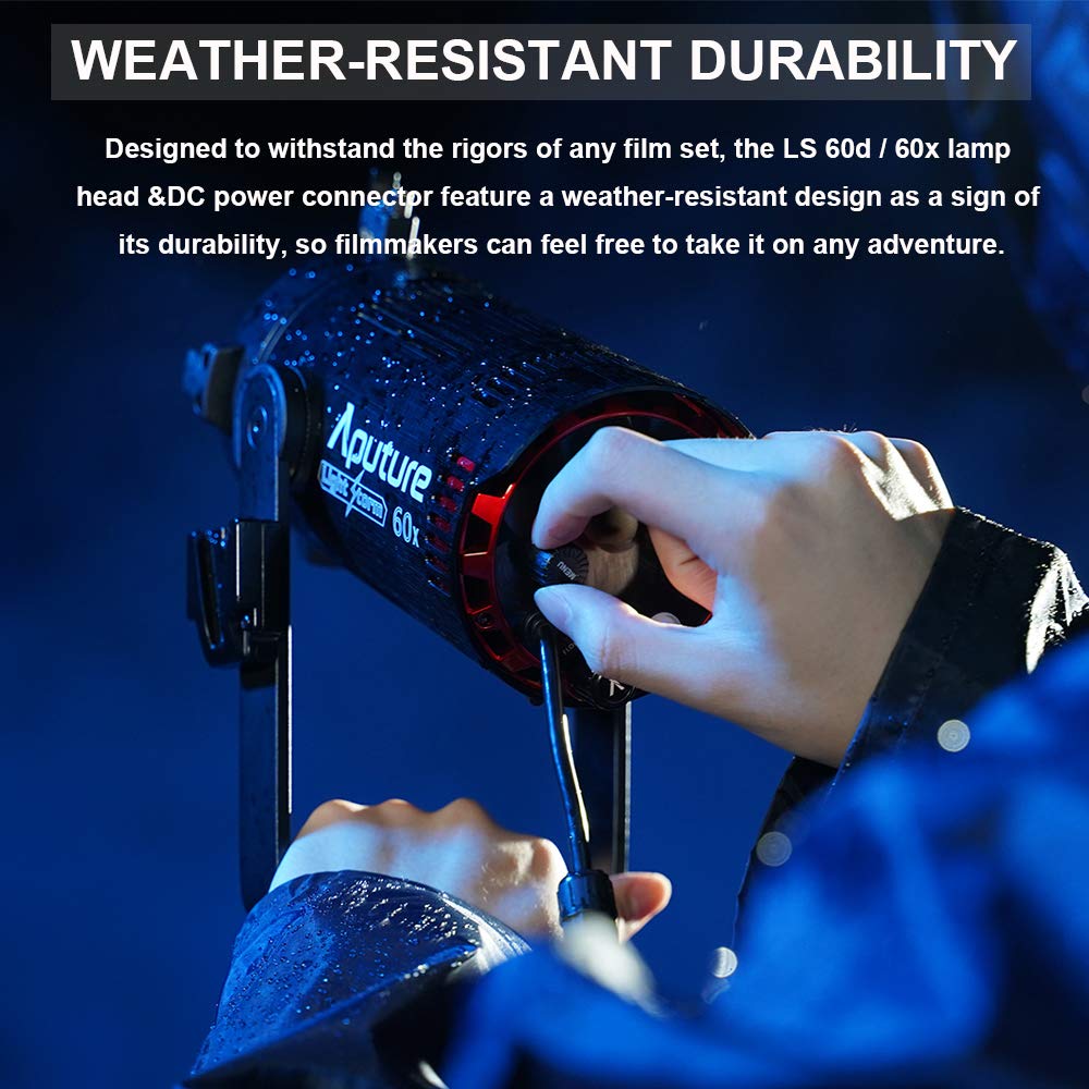 Aputure Ls 60X Bi Color Led Video Light Aputure 60X,60W 2700 6500K Adjustable, Built In 9 Lighting Fx Support Sidus App Control,