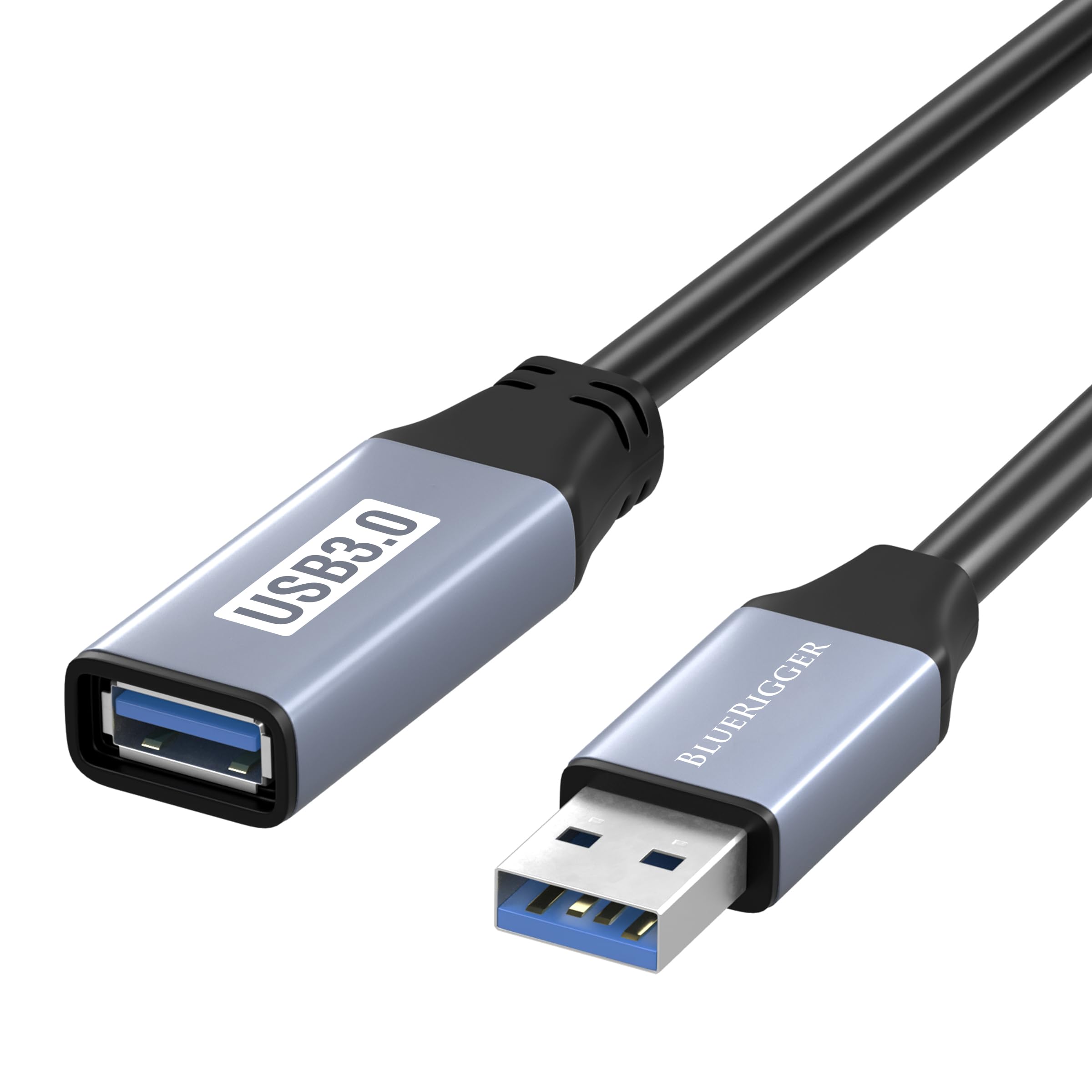 Bluerigger Usb 3.0 Extension Cable (6Ft, 5 Gbps, Type A Male To Female Adapter Cord)   Long Usb Repeater Extender For Vr Headset