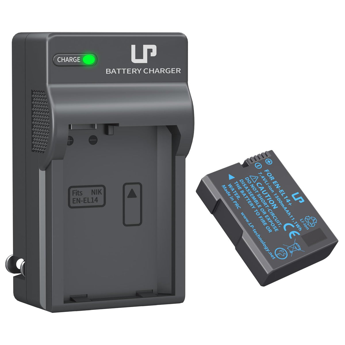 En El14 En El14A Battery Charger Pack, Lp Charger Compatible With Nikon D3500, D5600, D3300, D5100, D5500, D3100, D3200, D5200,