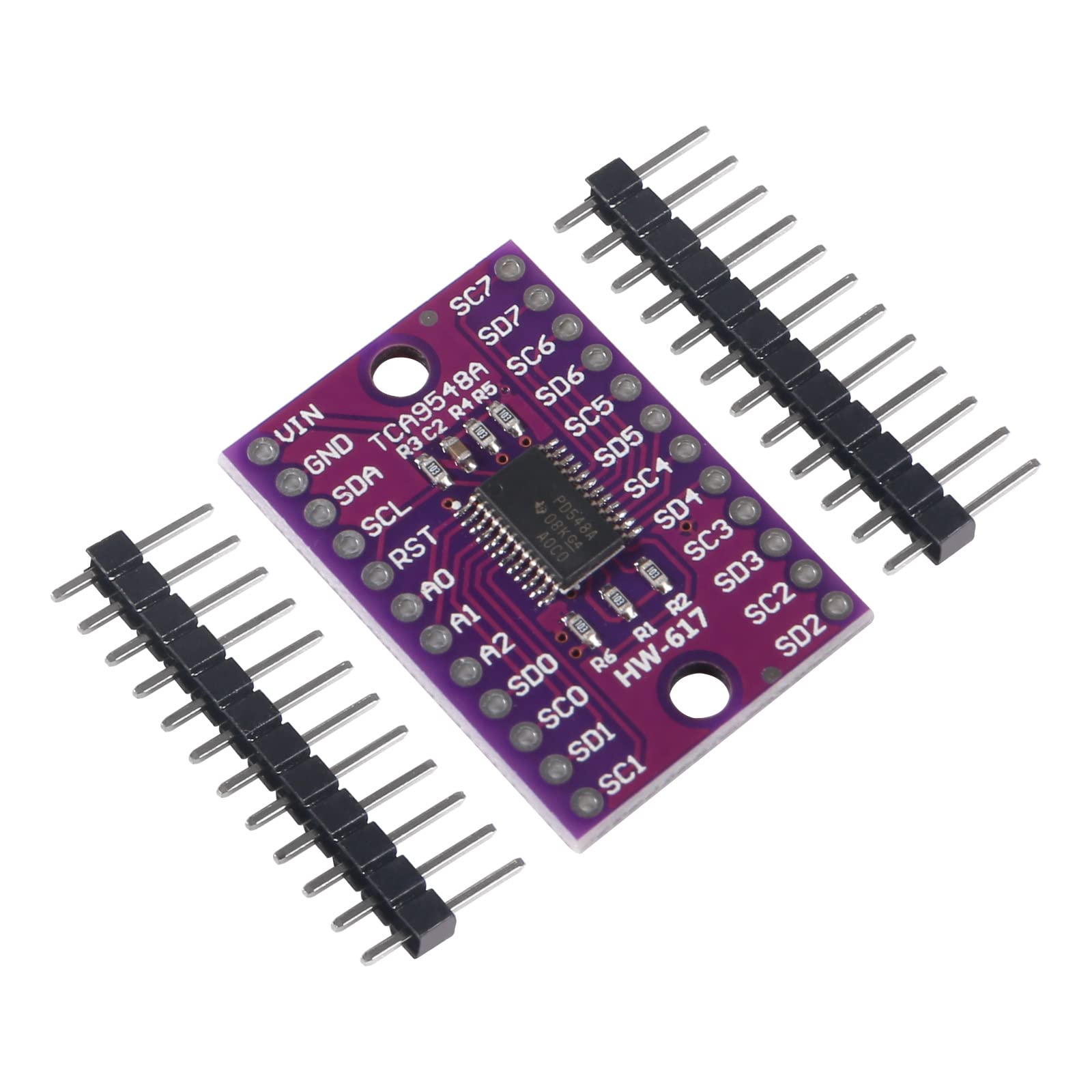 Aobao 10Pcs Tca9548A I2C Iic Multiplexer Breakout Board 8 Channel Expansion Board For Arduino