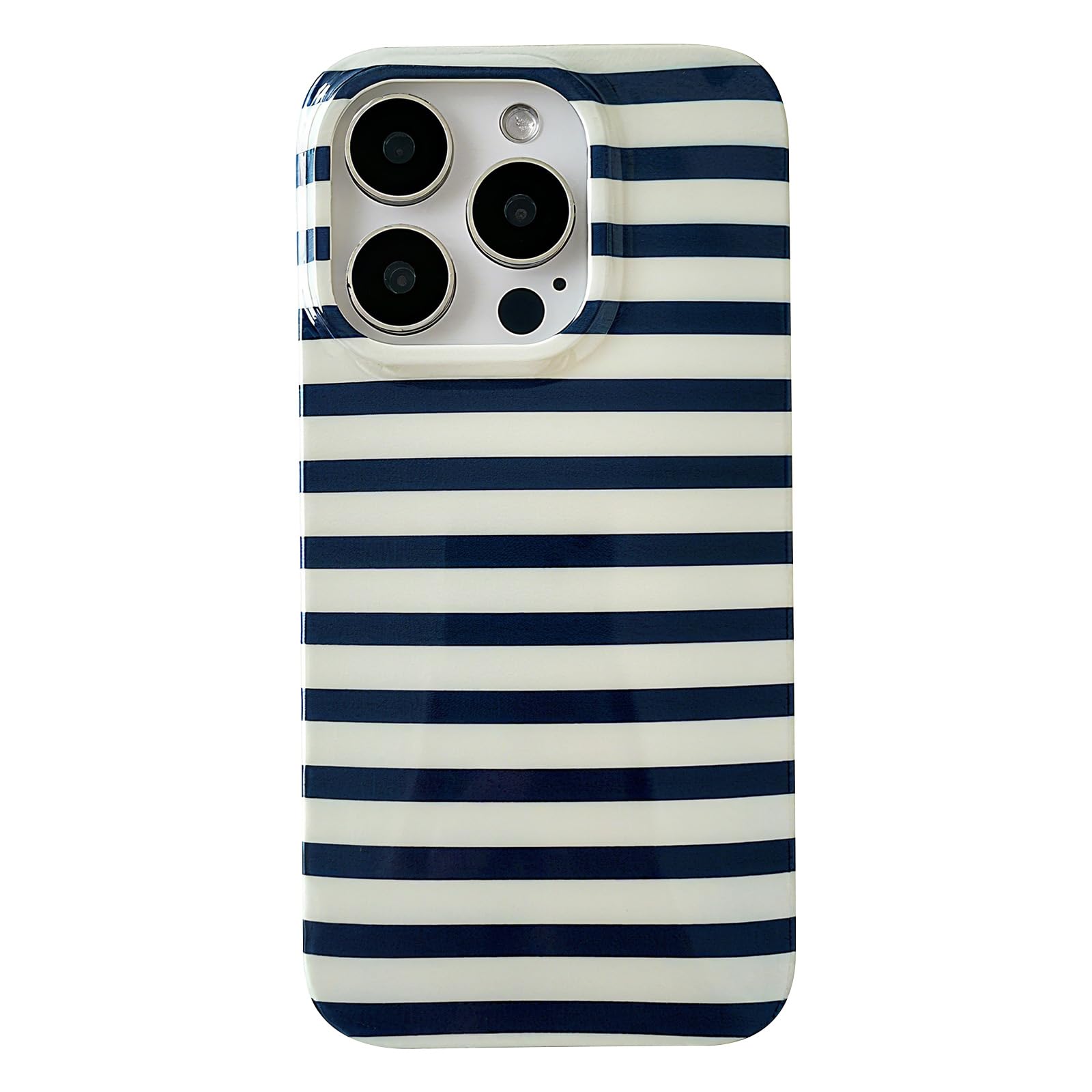 ZTOFERA for iPhone 15 Pro Max Case with Geometric Horizontal Stripes,Cute Fashion Simple Line Pattern for Women Men,Soft TPU Sli