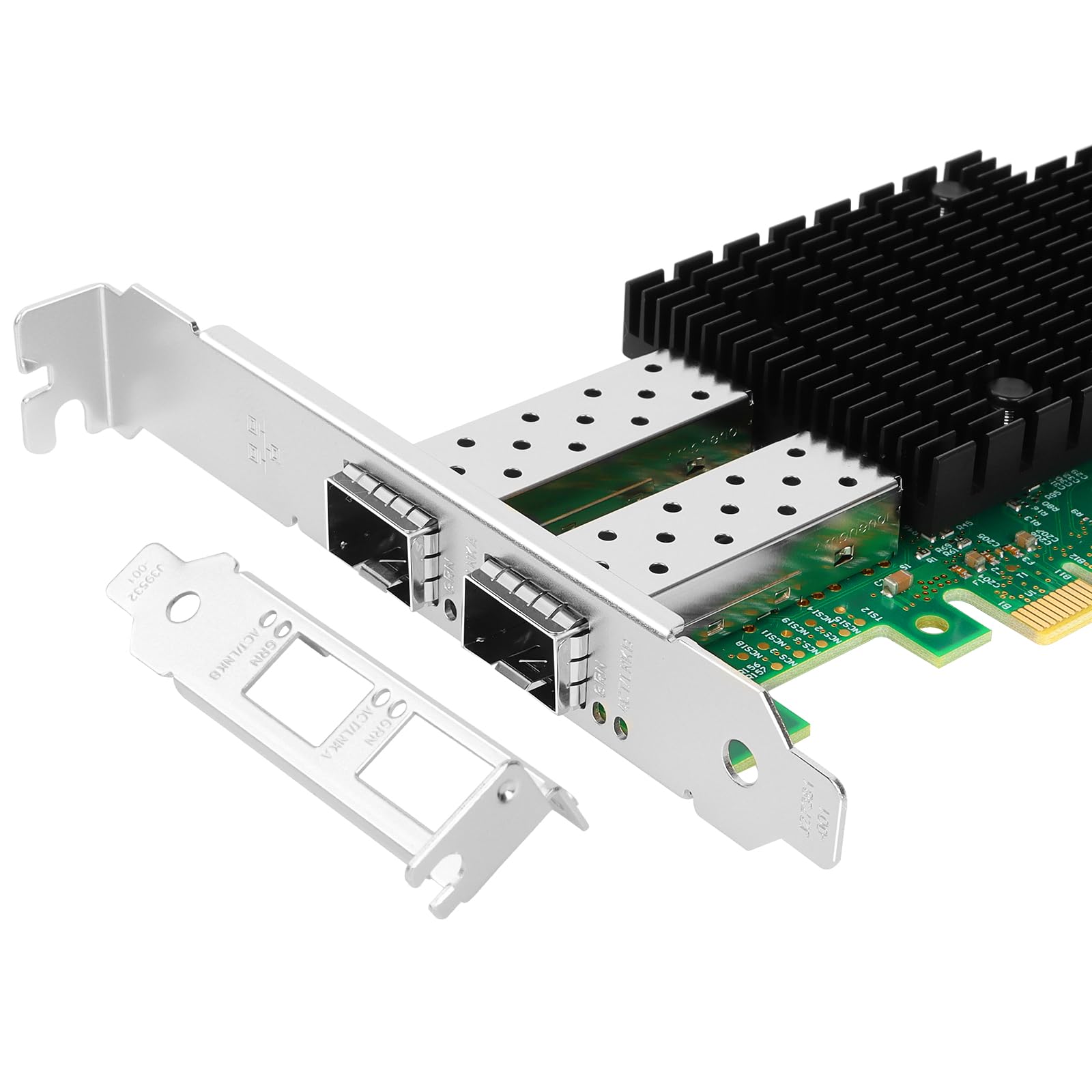 25Gigabit Dual Sfp28 Port Ethernet Lan Adapter With Intel Xxv710Bm2 Controller, Pci Express X8 Network Card, Compatible With Int