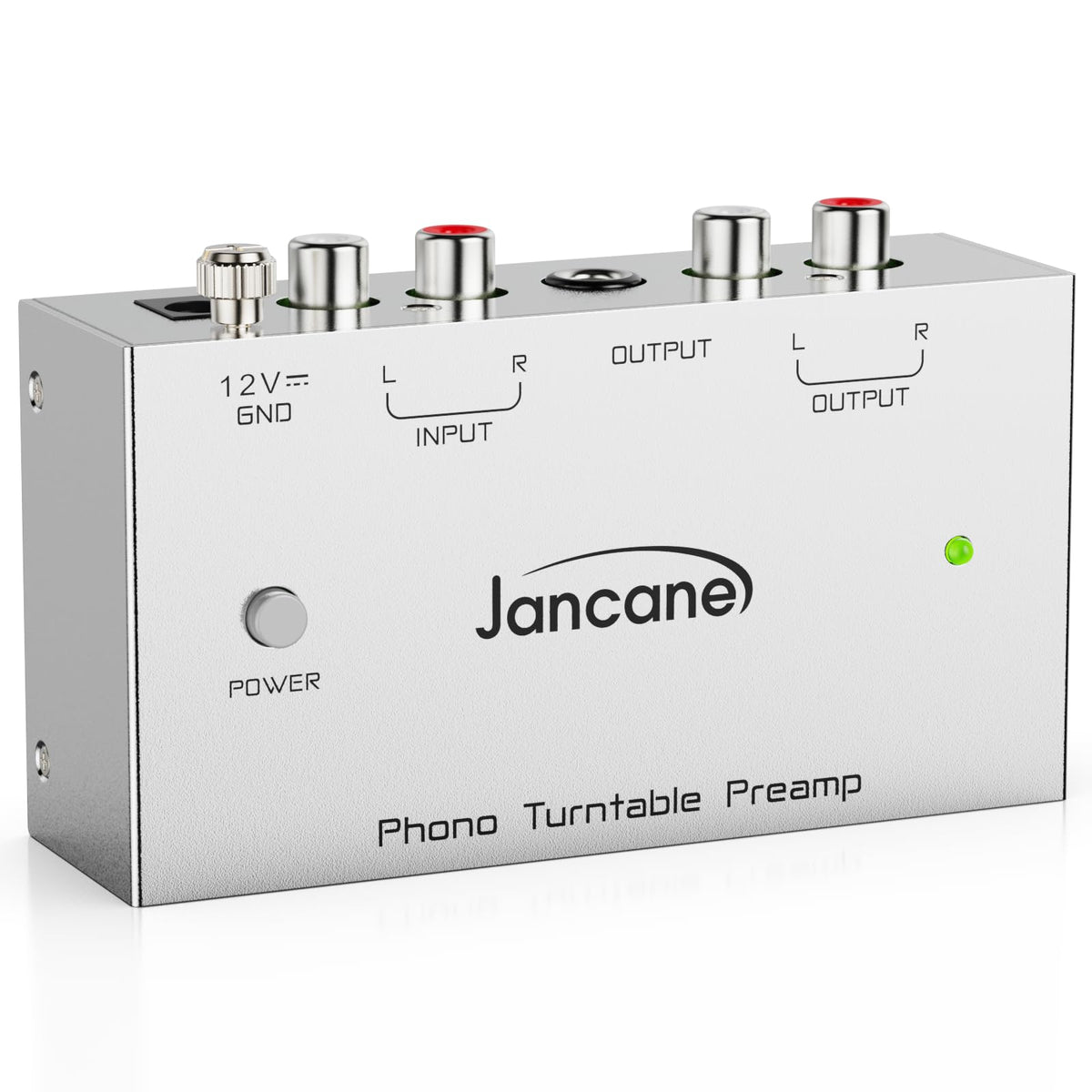 Phono Turntable Preamp, Jancane Phono Preamp For Turntable, Record Play, Phonograph Preamplifier With Rca Input, Rca/Trs Output,
