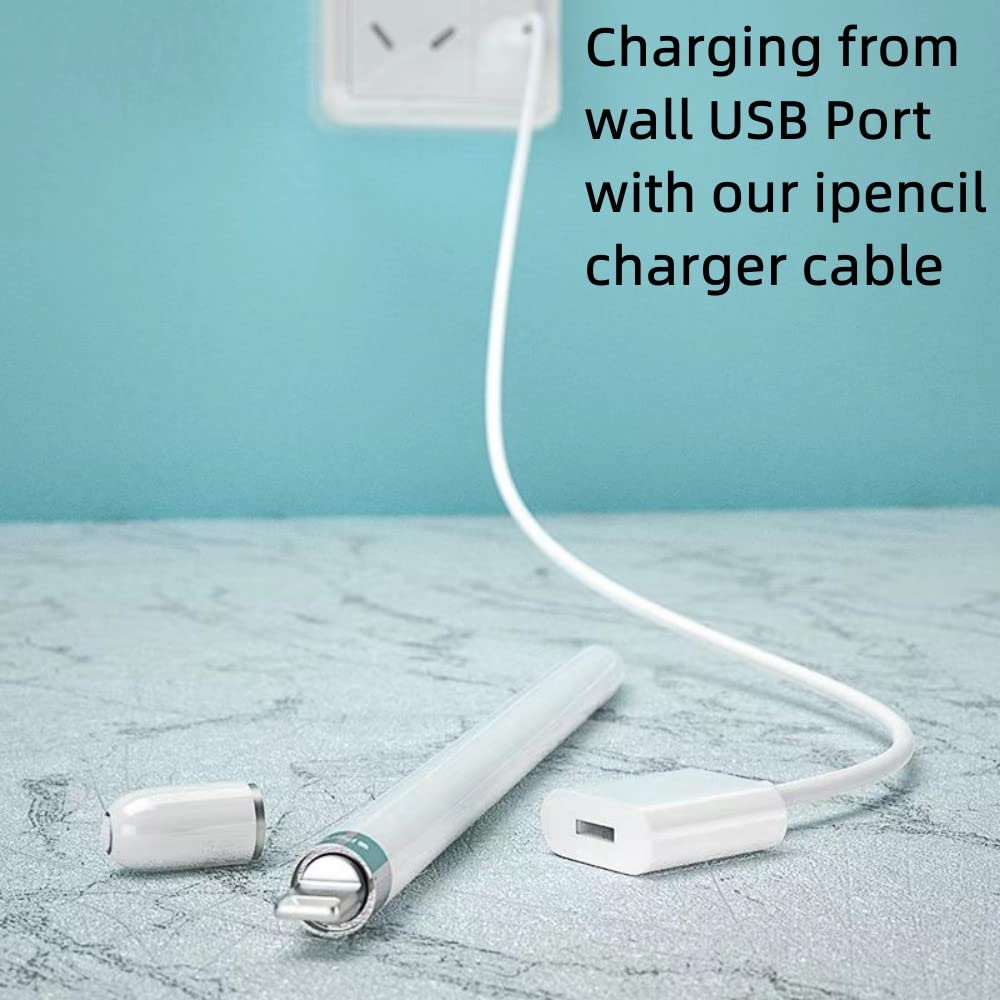 Compatible With Apple Pencil Charger,Ipencil Charging Adapter 20 Mins Full Charge Compatible With Apple Pencil 1St Generation,1F