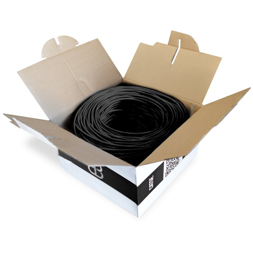 Dripstone Cat5E 4/Utp Ethernet Lan Cable 24Awg, Black (600025)