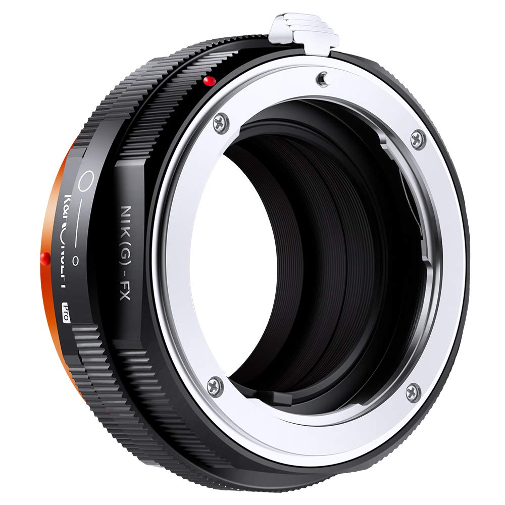 K&F Concept Lens Mount Adapter Compatible For Nikon G/F/Ai/Ais/D/Af S Mount Lens To Fujifilm Fuji X Series X Fx Mount Cameras With Matting Varnish Design For Fuji Xt2 Xt20 Xe3 Xt1 X T2