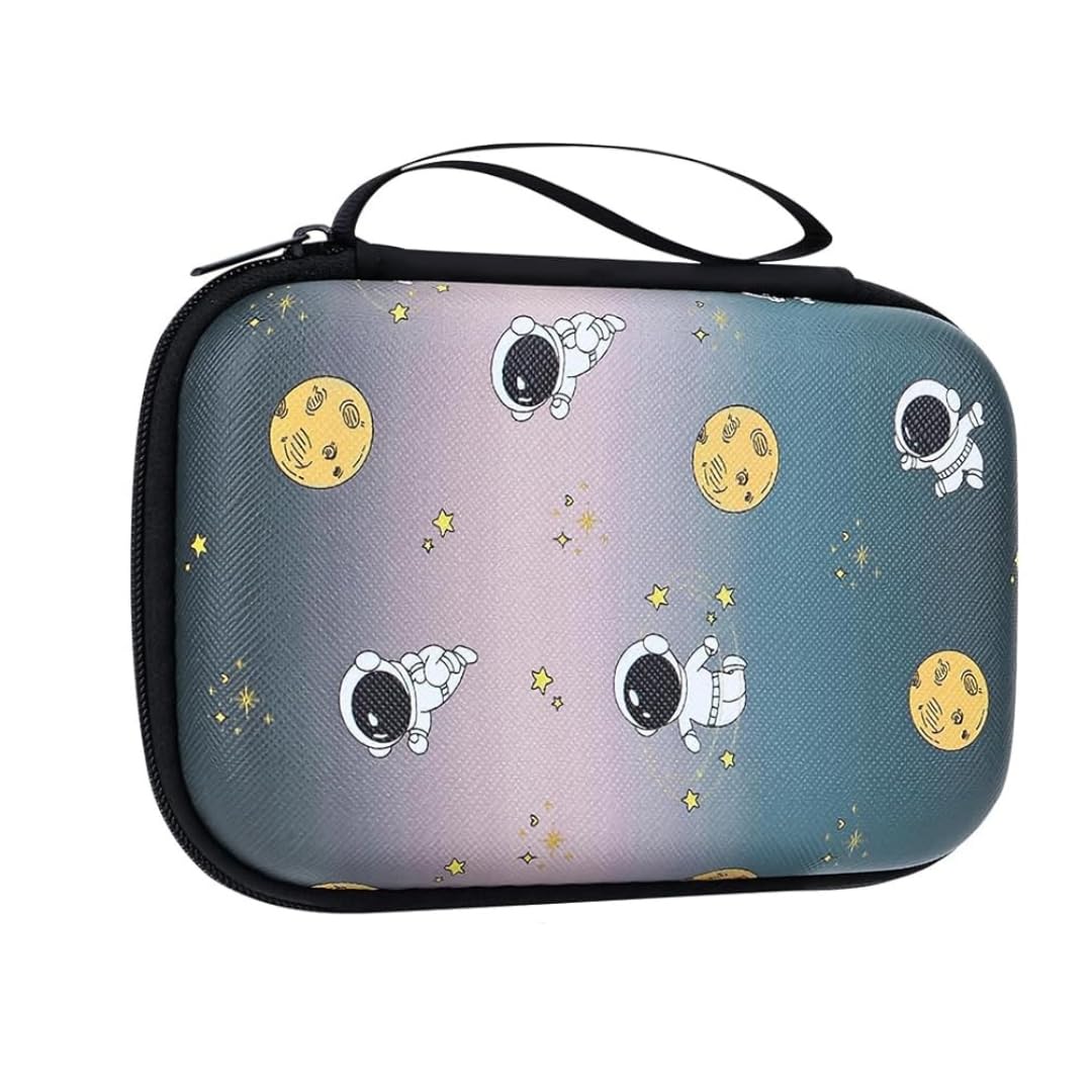 Justec External Hard Drive Portable Carrying Case, New Astronaut